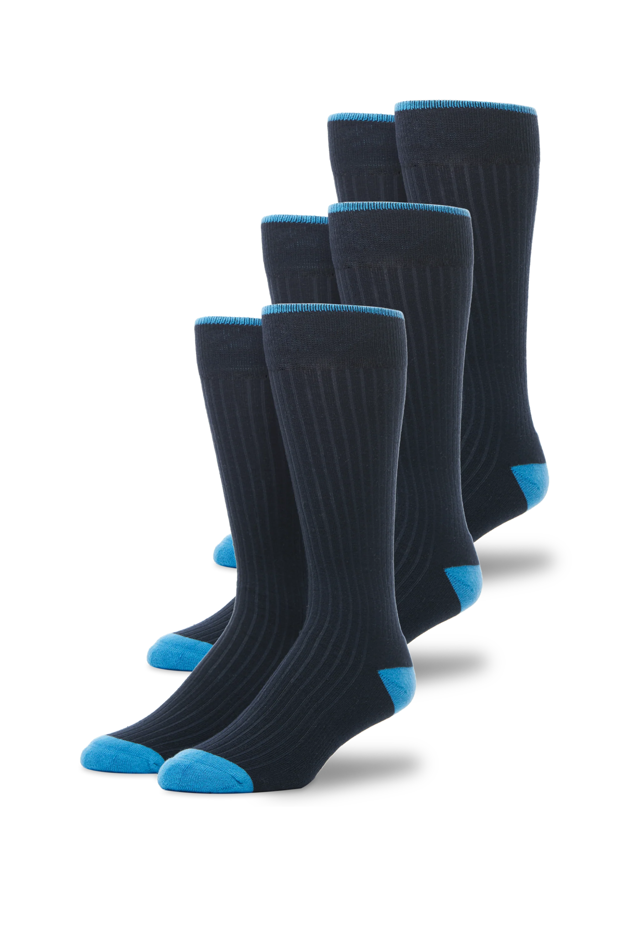3-Pack Everyday Extended Crew Socks - Image 3