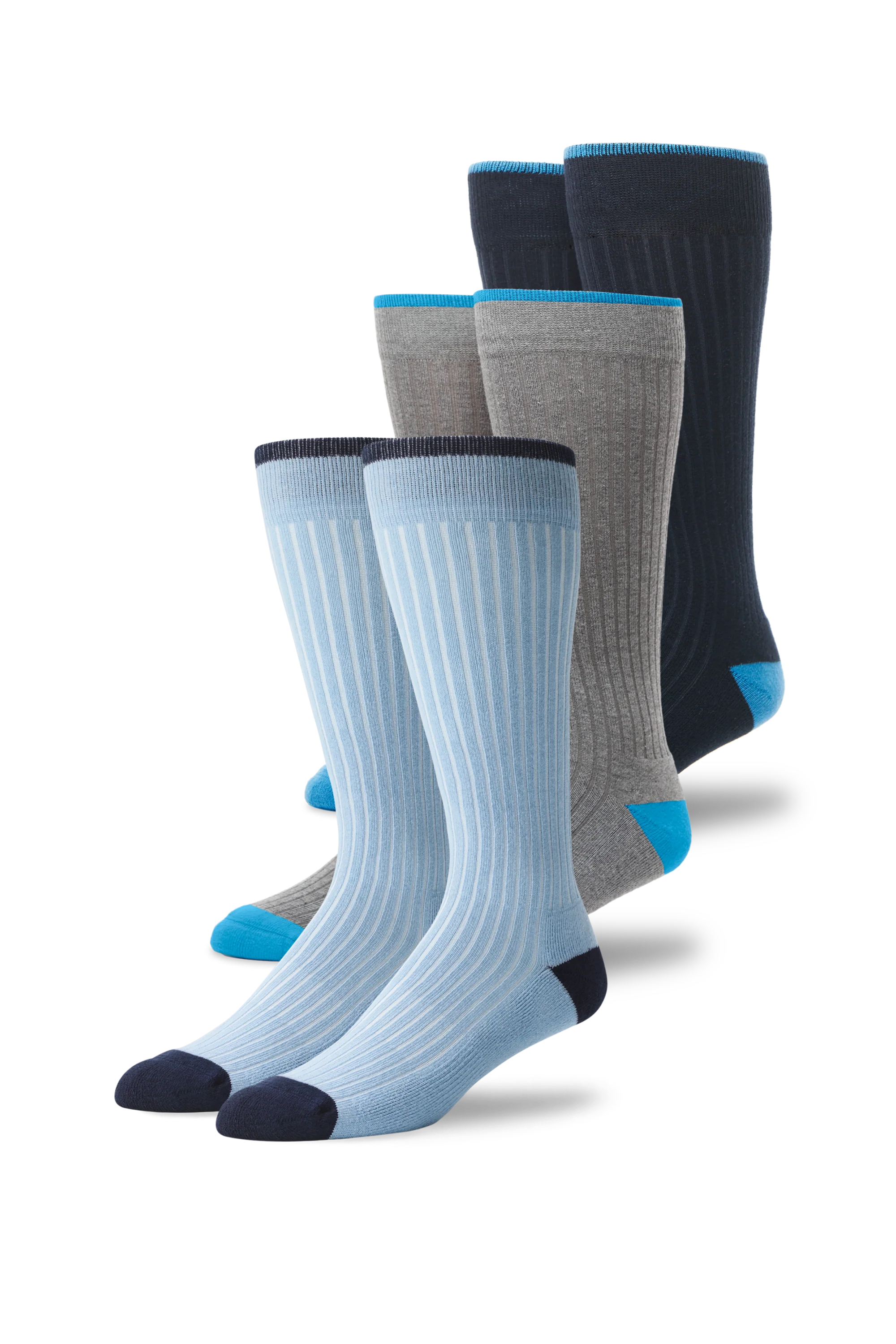 3-Pack Everyday Extended Crew Socks - Image 6