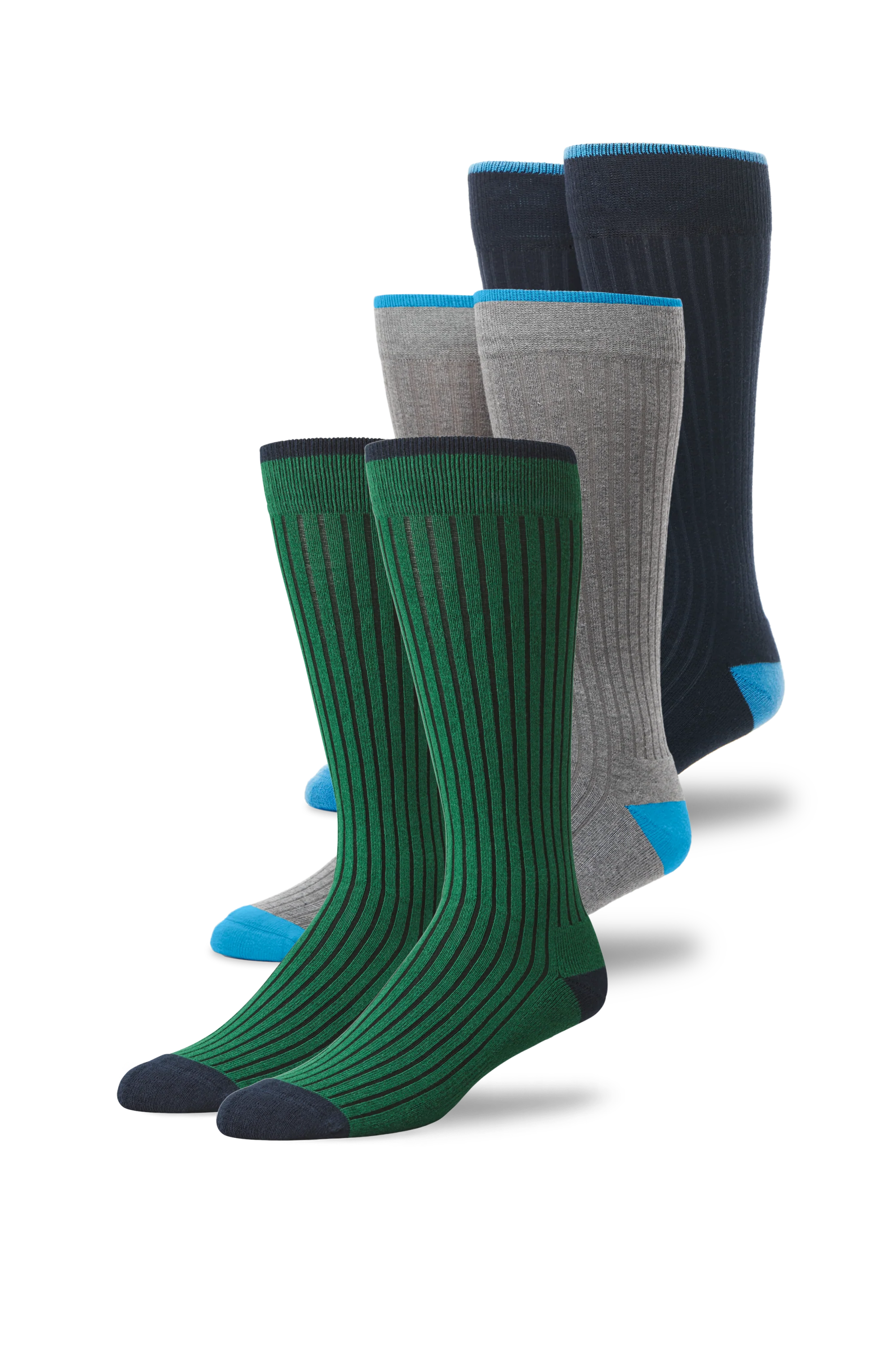 3-Pack Everyday Extended Crew Socks - Image 5