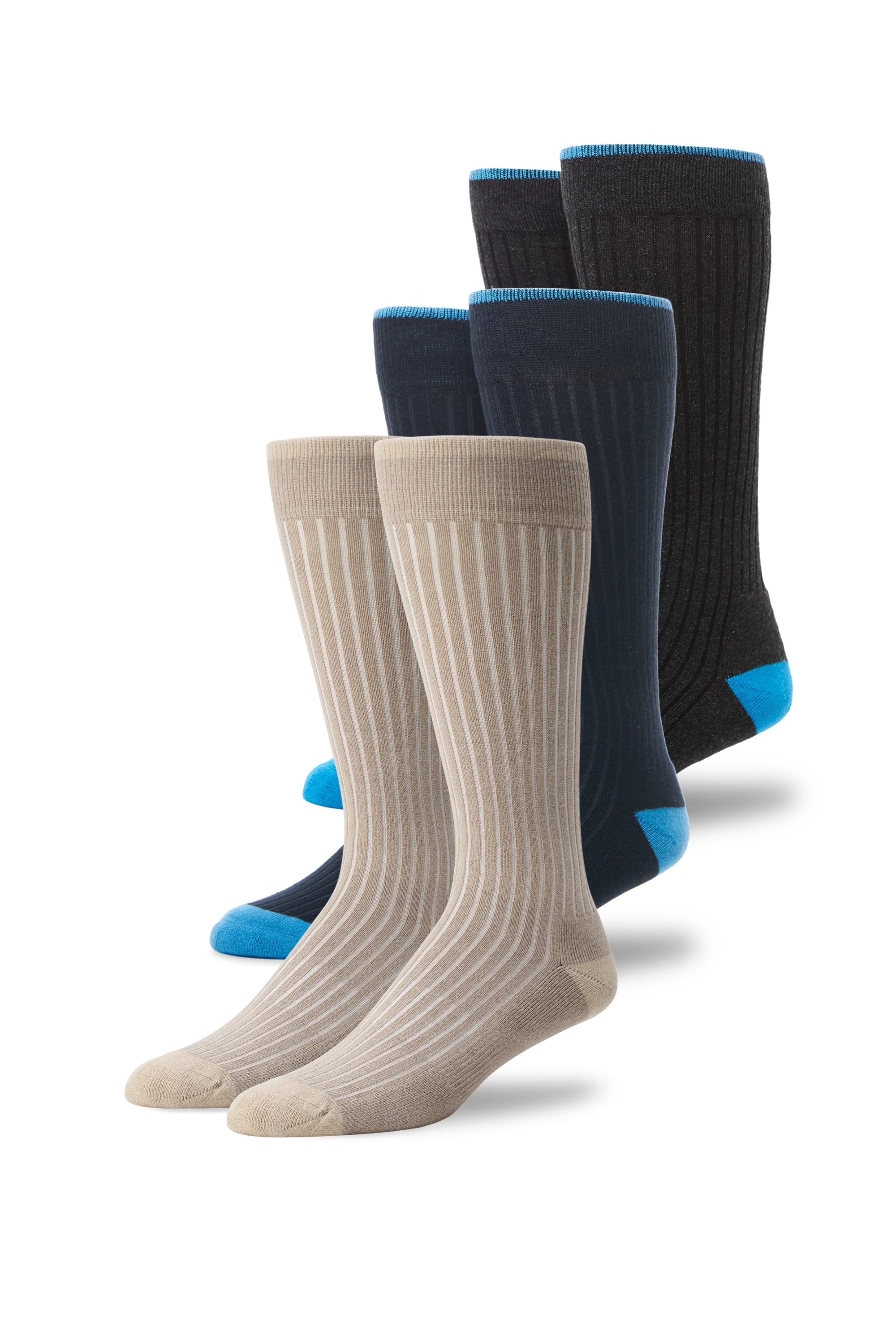 3-Pack Everyday Extended Crew Socks - Image 4