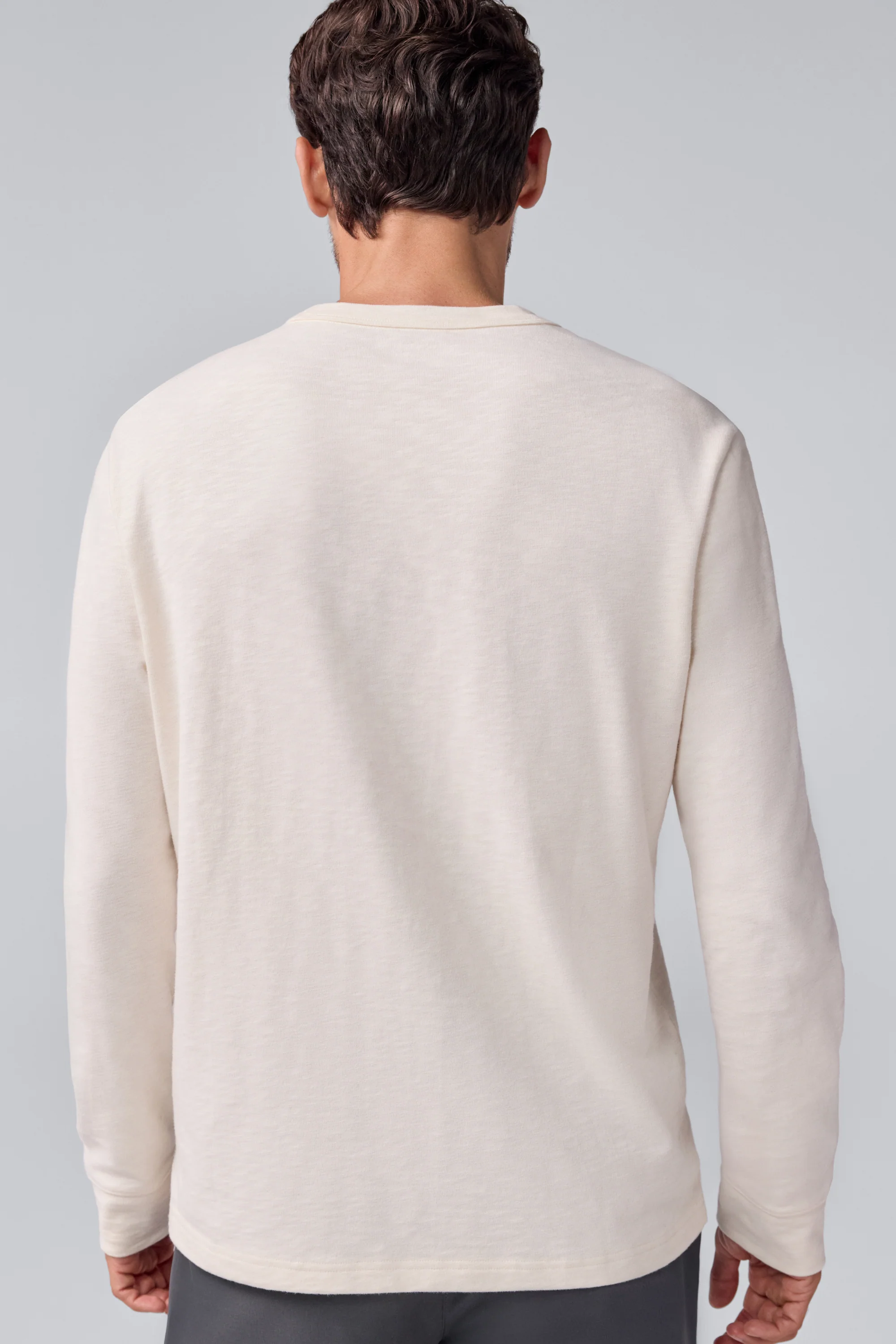 Heavyweight Slub Long Sleeve T-Shirt - Image 6