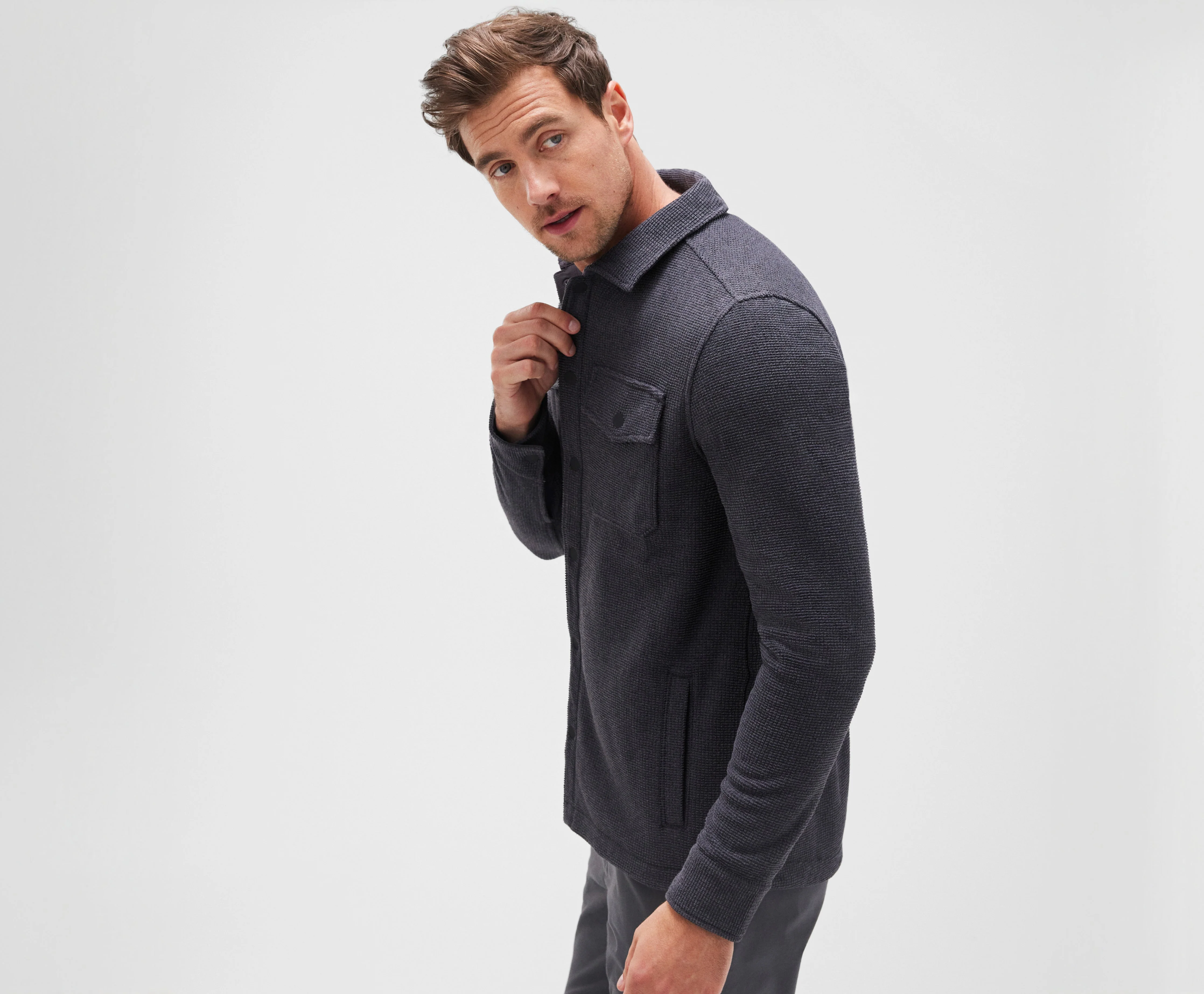Latitude Fleece Shirt Jacket - Image 4