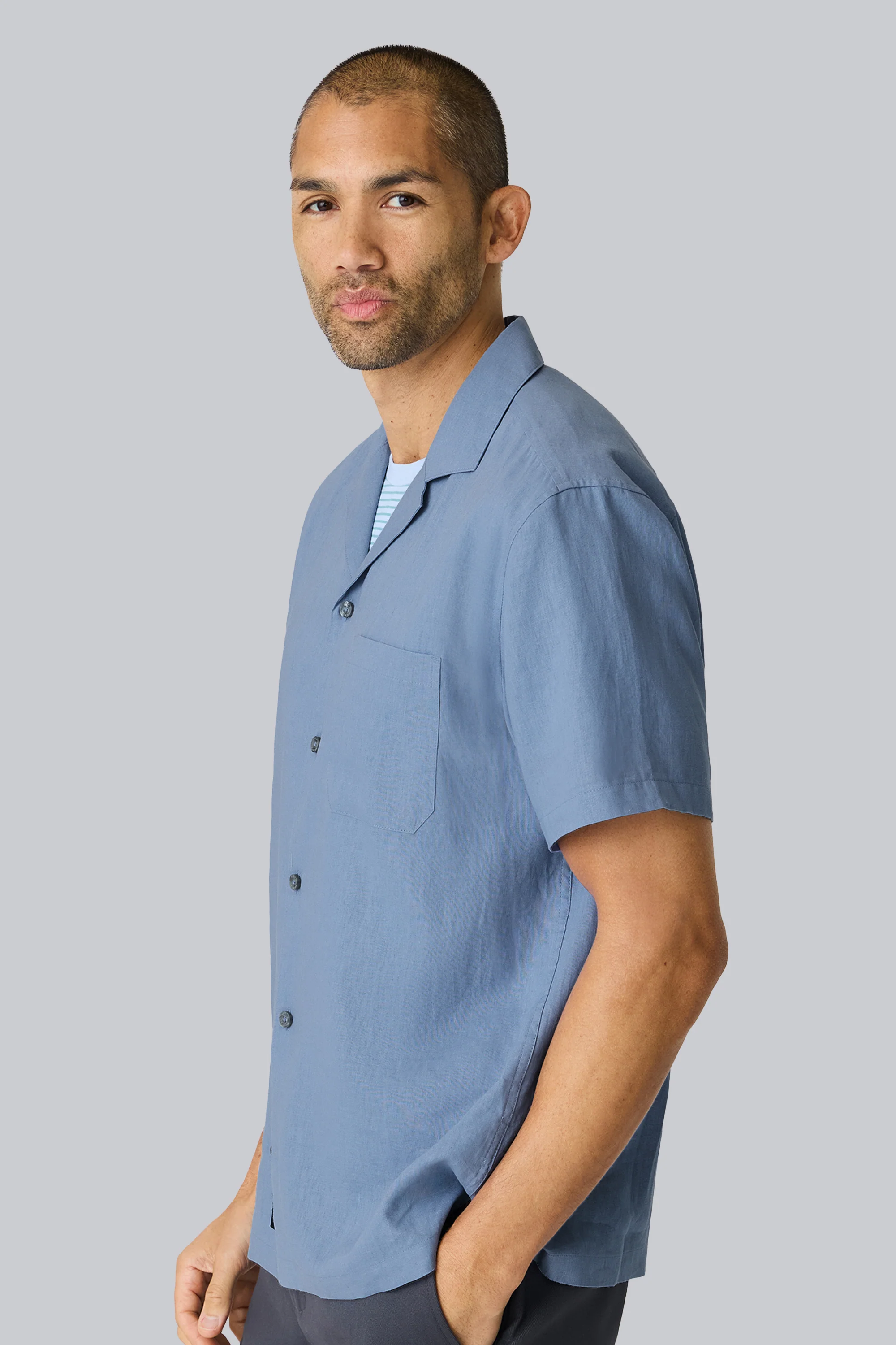 Linen Camp Shirt - Image 6