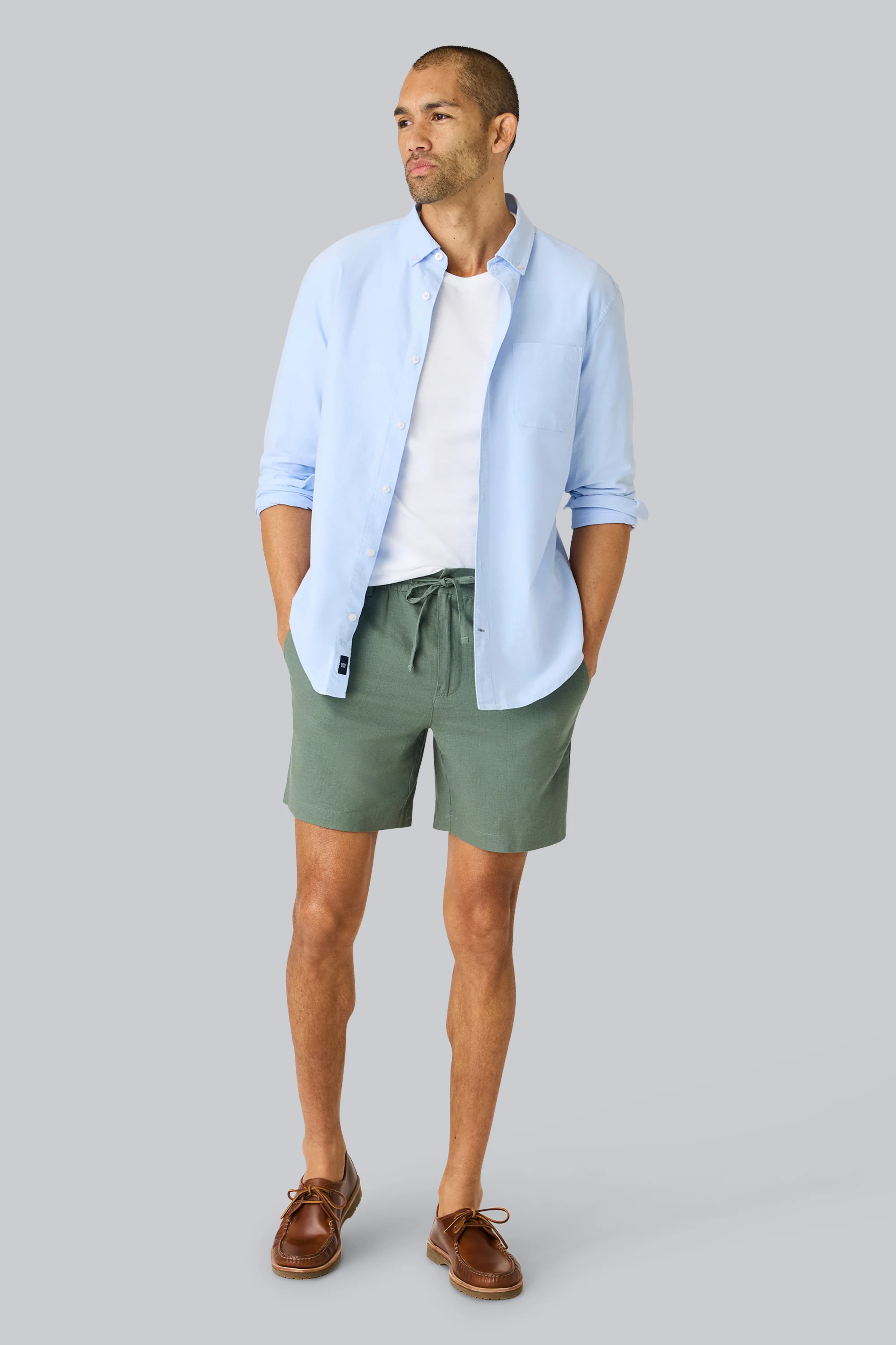 Linen Drawstring Short - Image 4