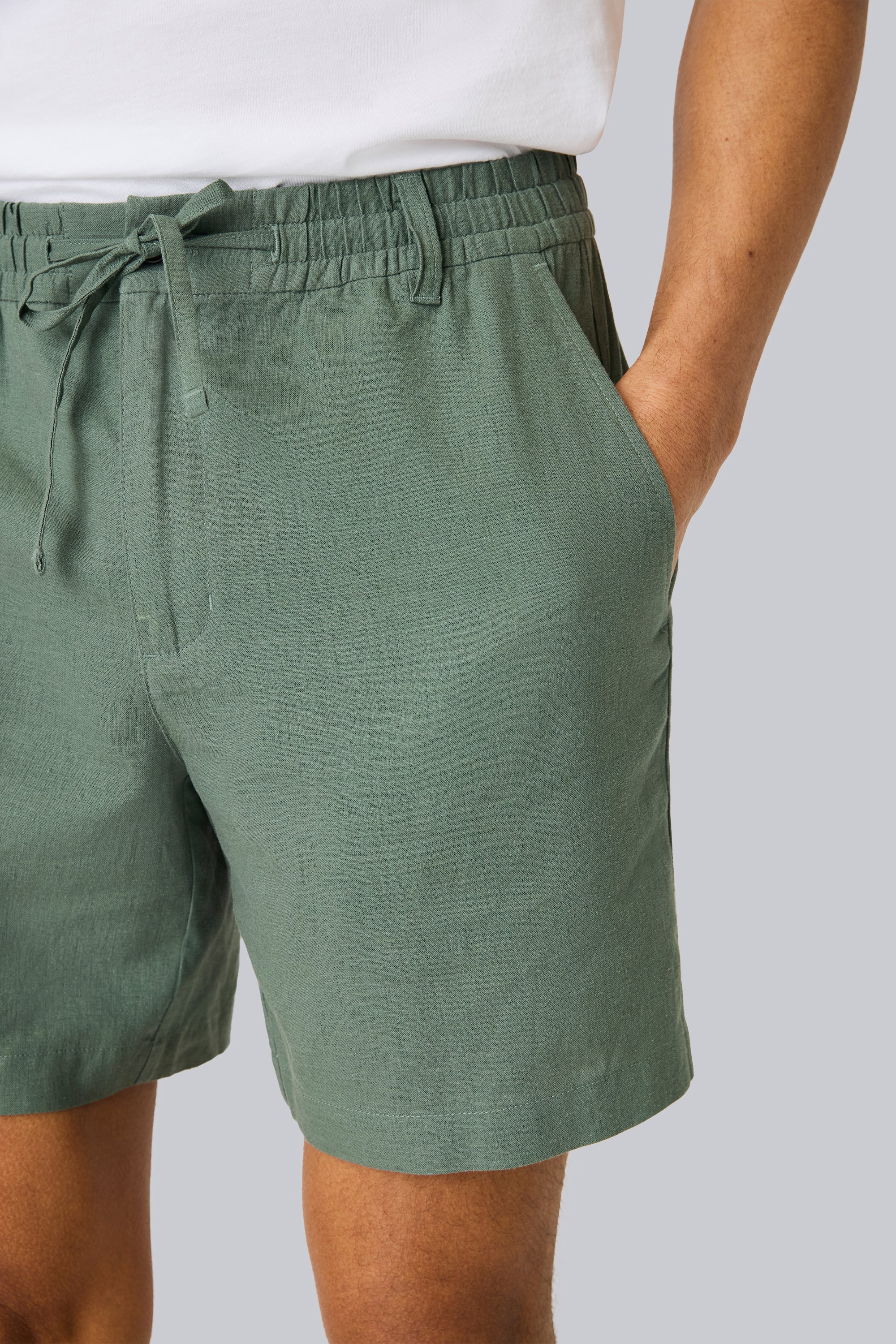 Linen Drawstring Short - Image 8