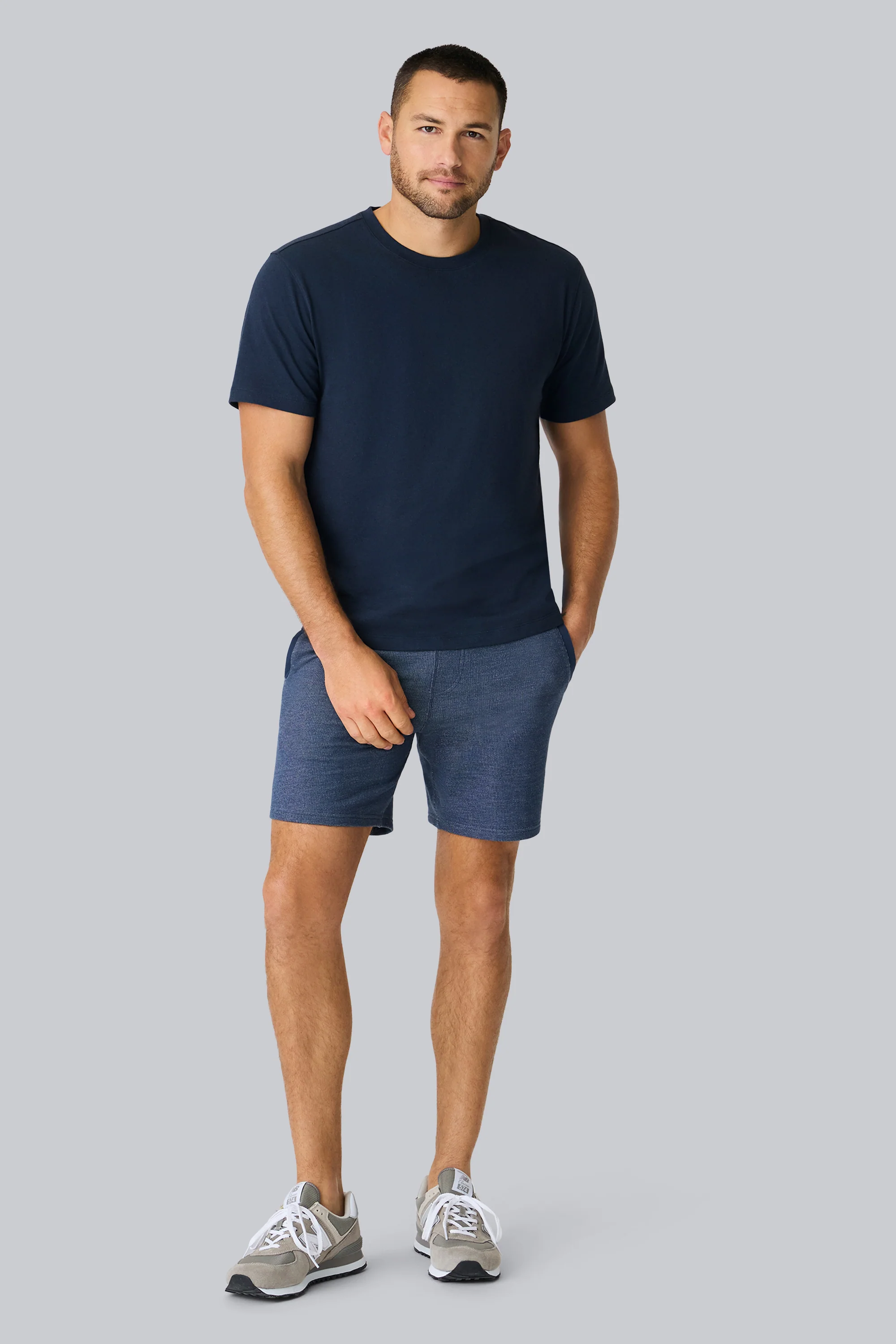 Linen Jersey Crew Neck T-Shirt - Image 7