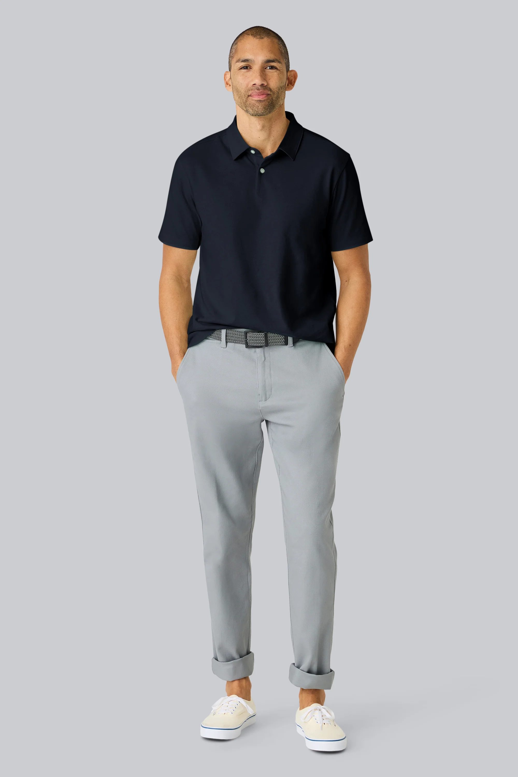 Linen Jersey Polo - Image 3