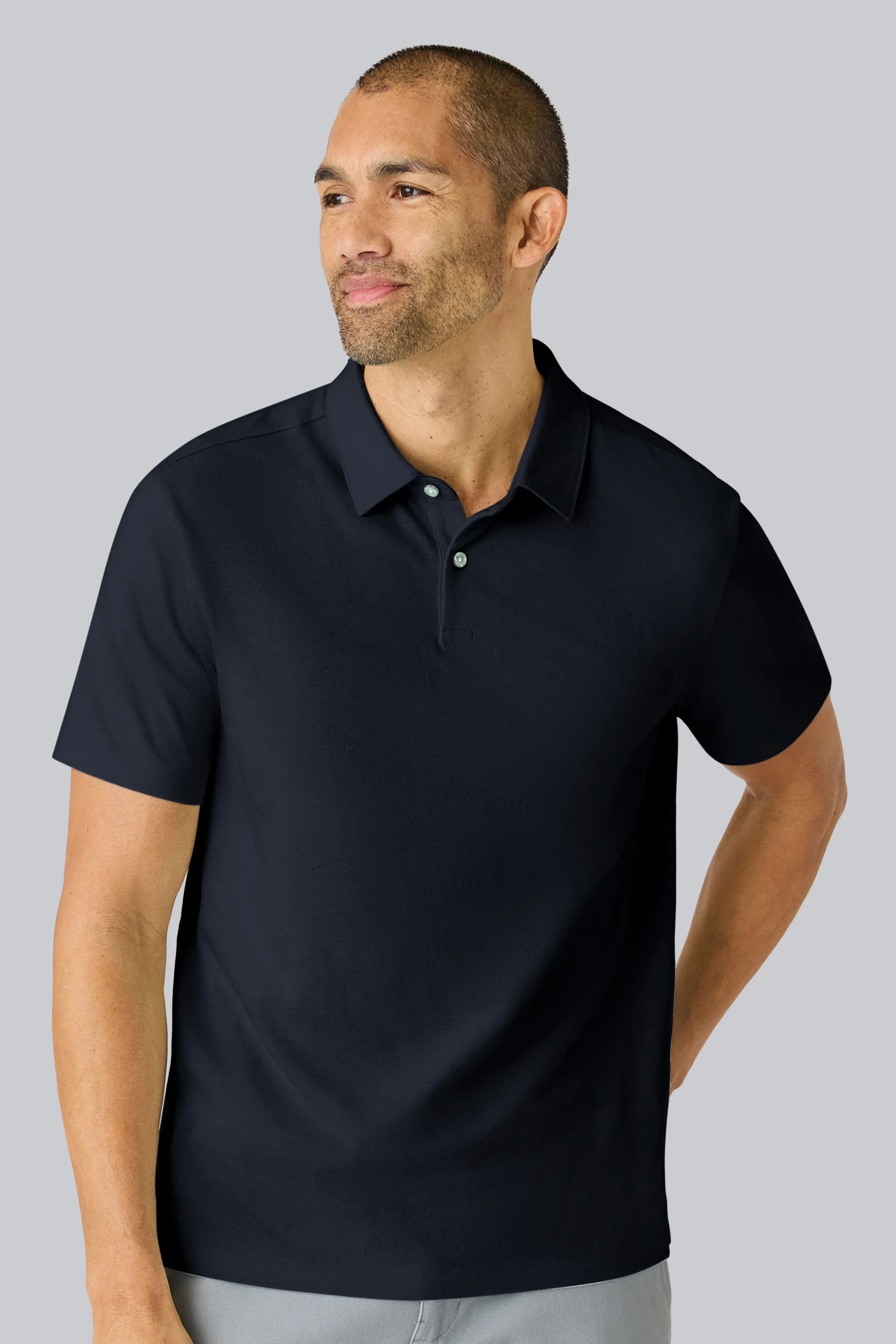Linen Jersey Polo - Image 4