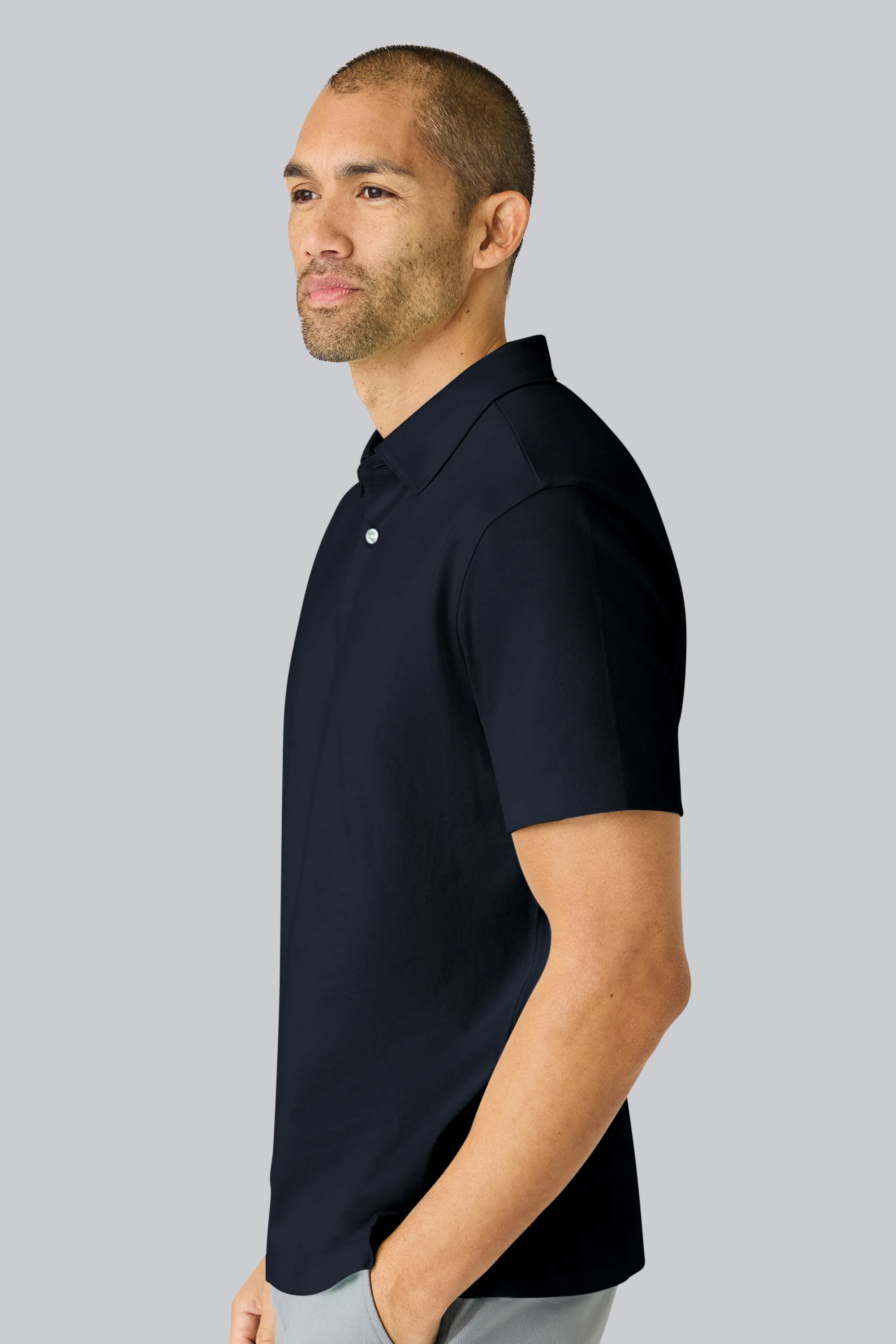 Linen Jersey Polo - Image 5