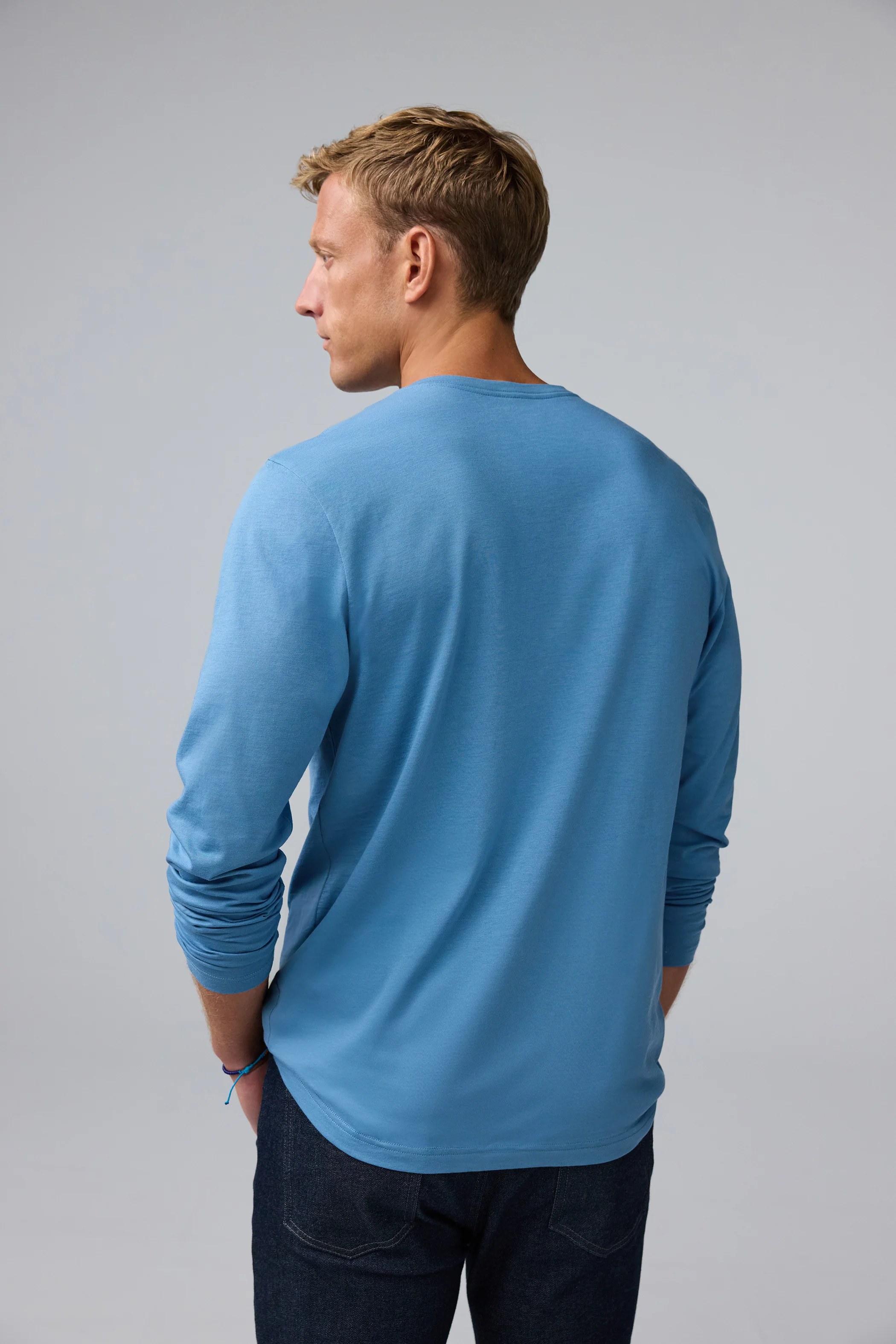 Pima Long Sleeve Henley - Image 9