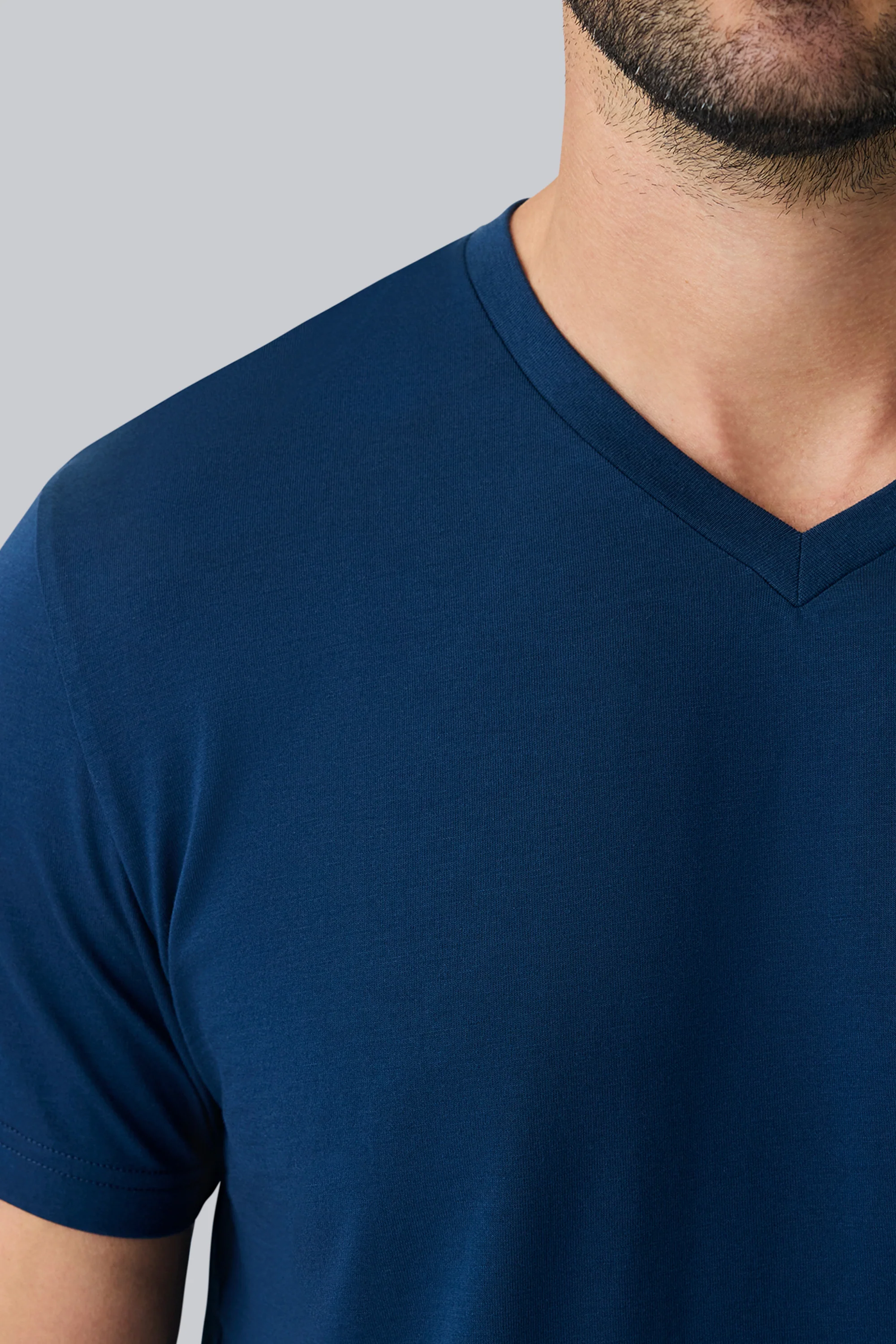 Pima V-Neck T-Shirt - Image 16