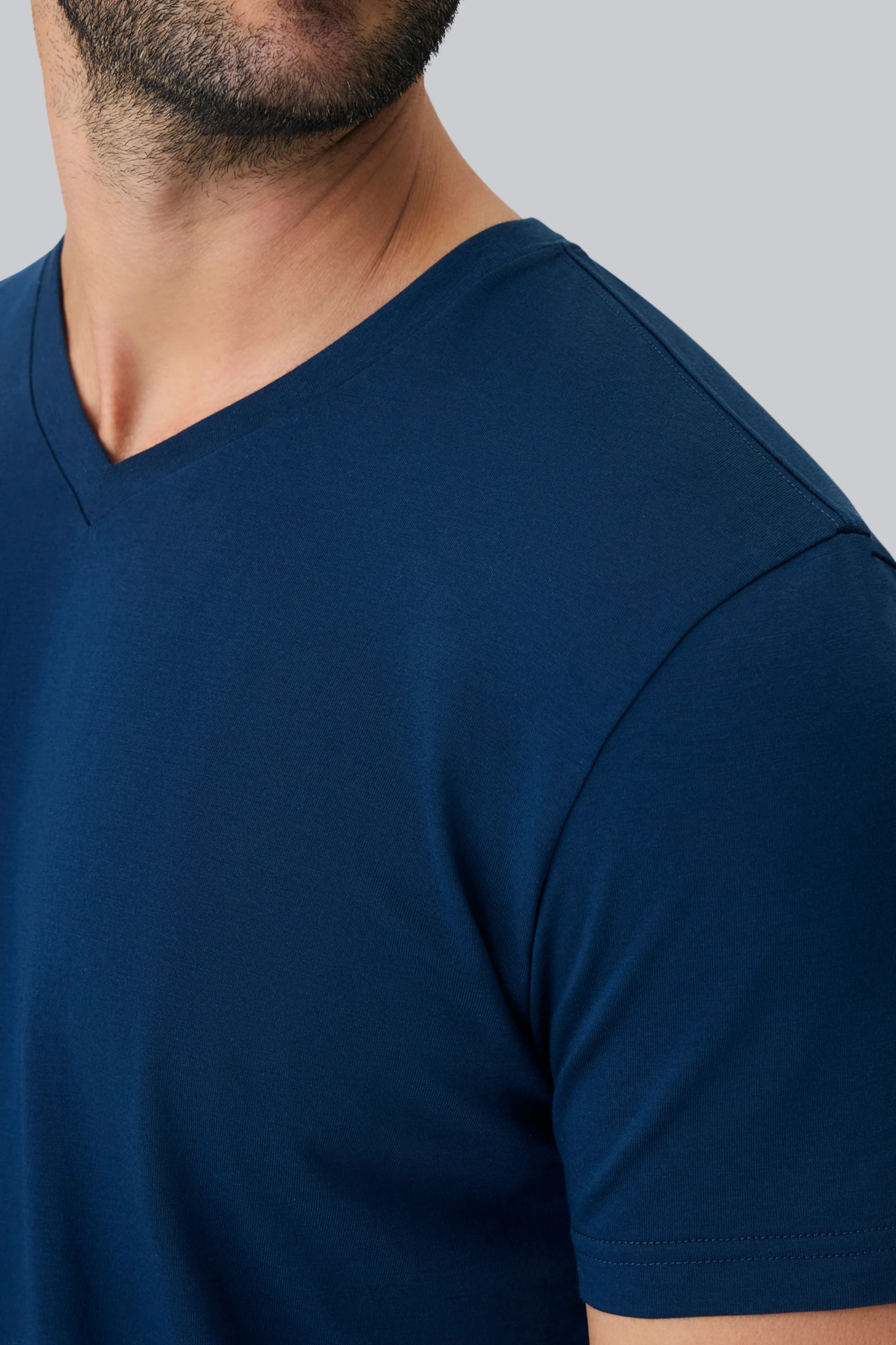 Pima V-Neck T-Shirt - Image 17