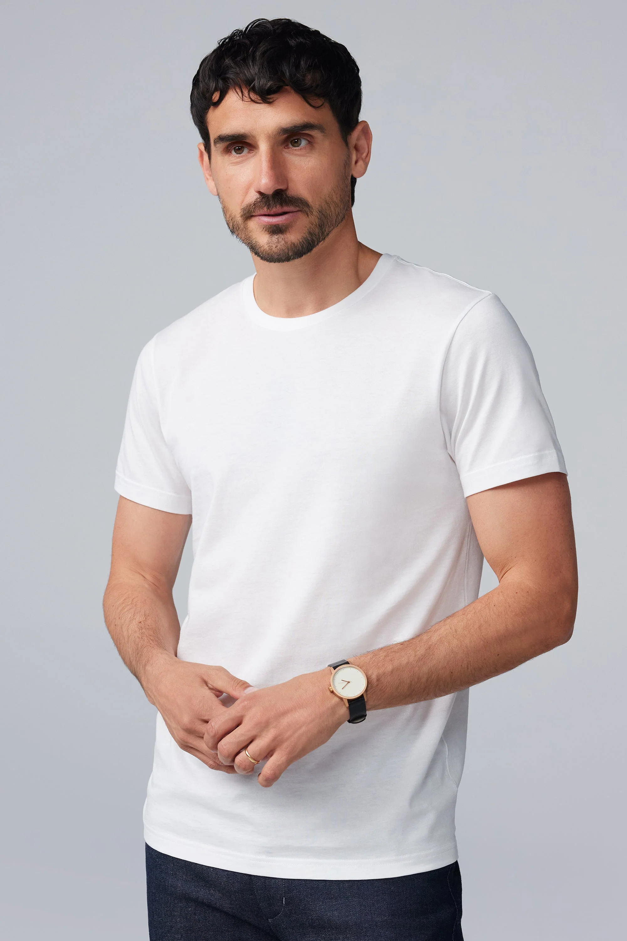 SILVER Crew Neck T-Shirt - Image 22