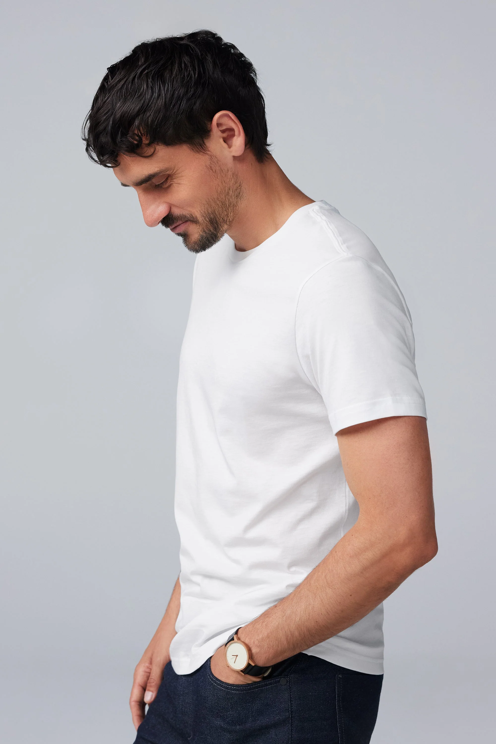 SILVER Crew Neck T-Shirt - Image 23