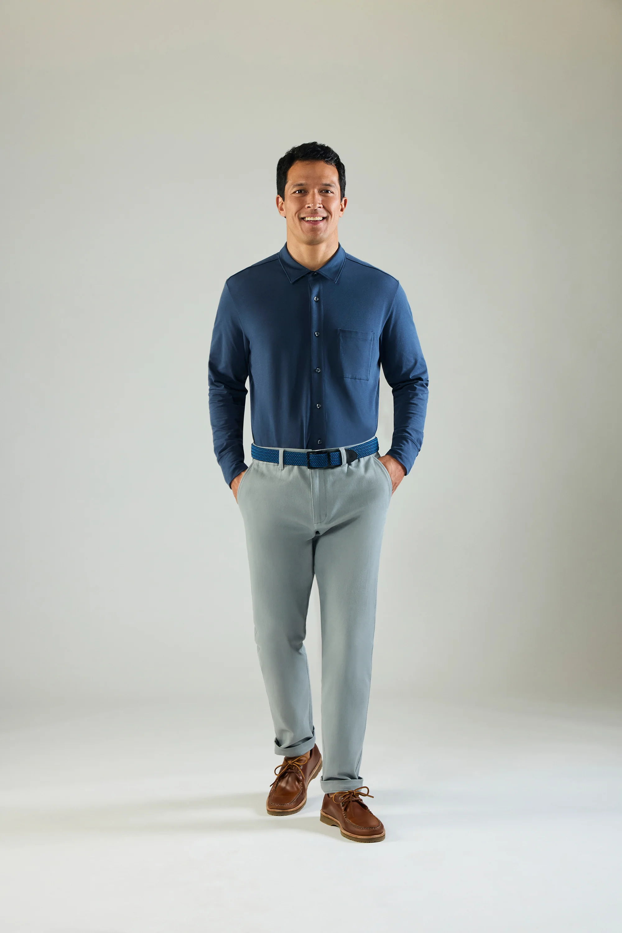 SILVER Jersey Button Up - Image 9