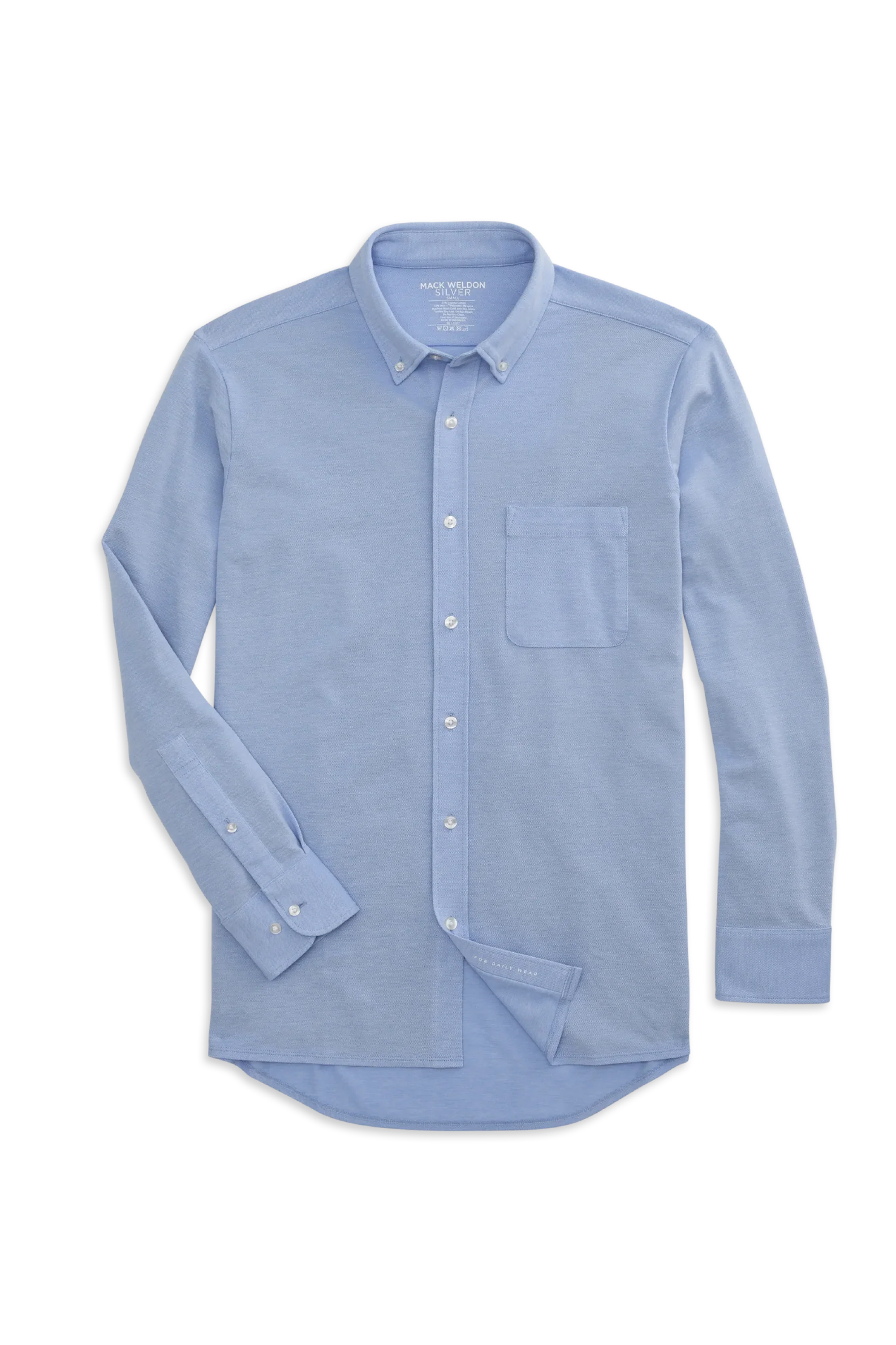 SILVER Pique Button Up - Image 3