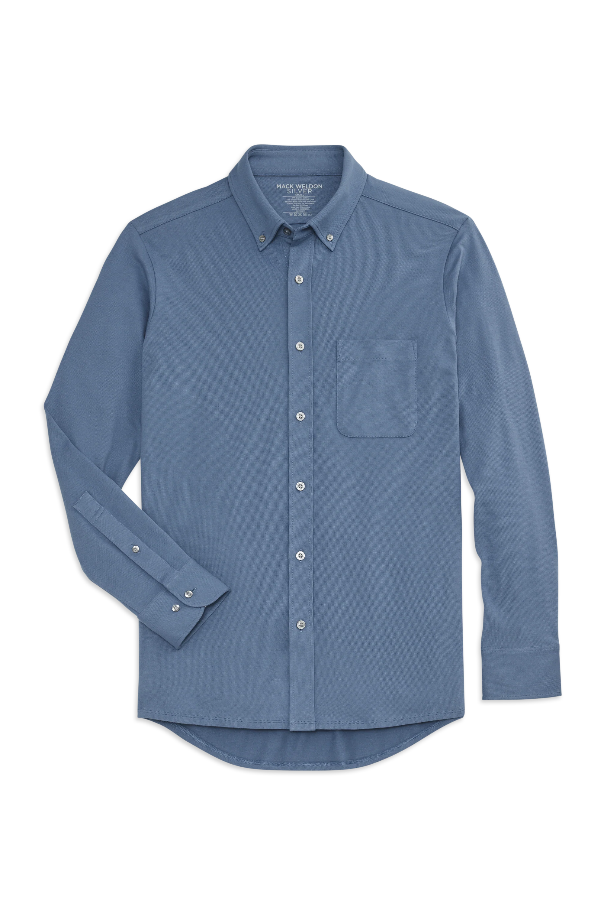 SILVER Pique Button Up - Image 5