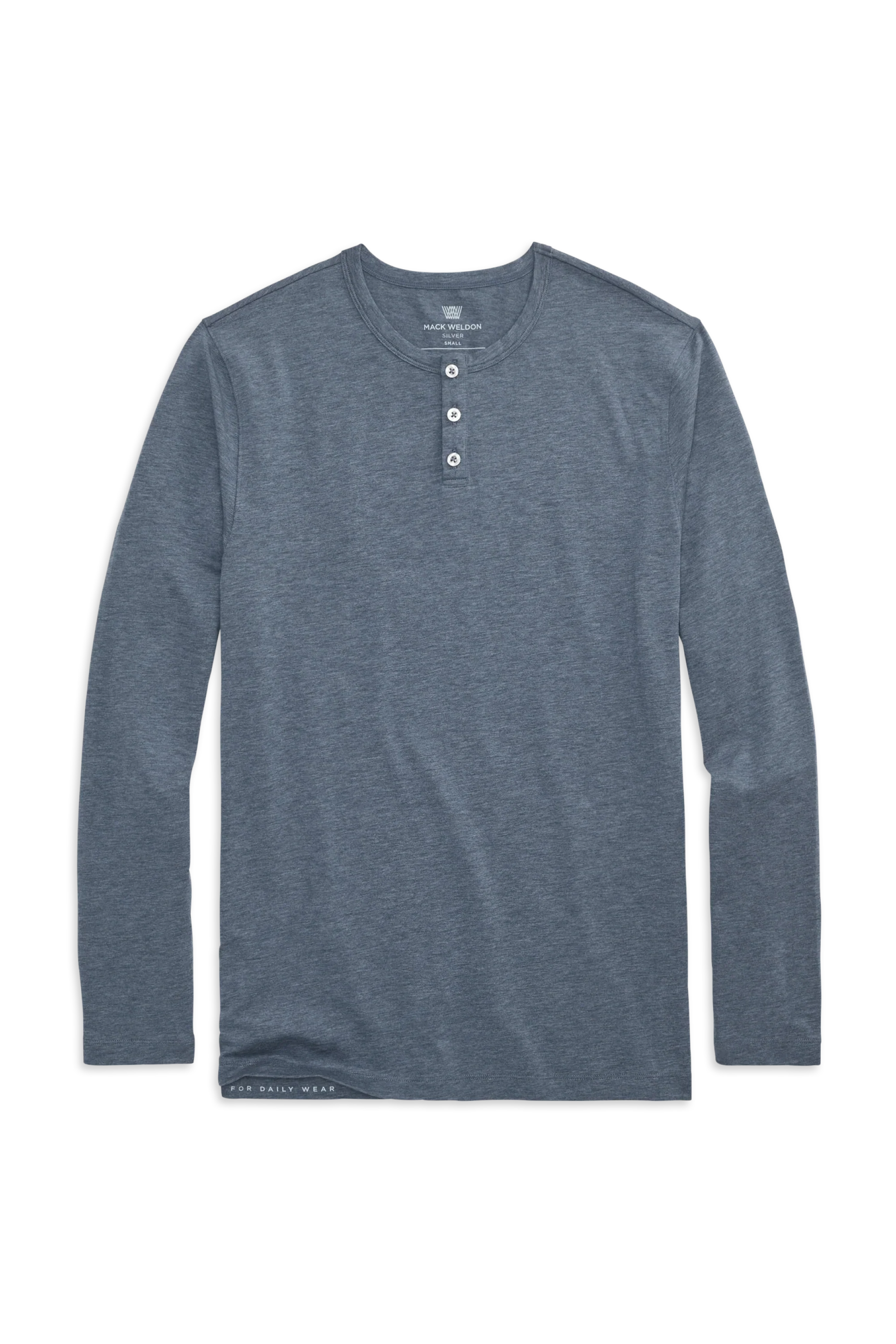 SILVER Long Sleeve Henley - Image 3
