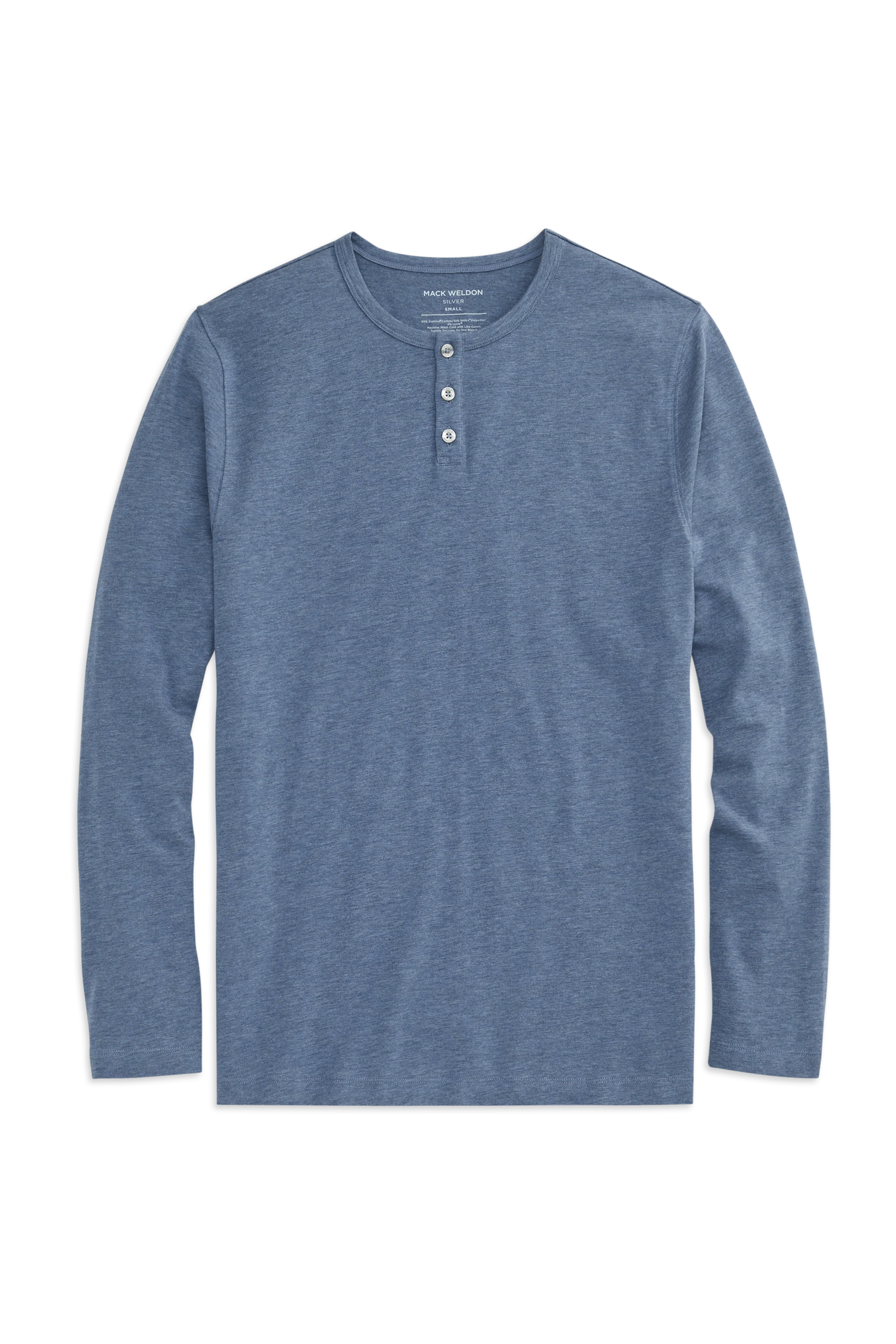 SILVER Long Sleeve Henley - Image 6