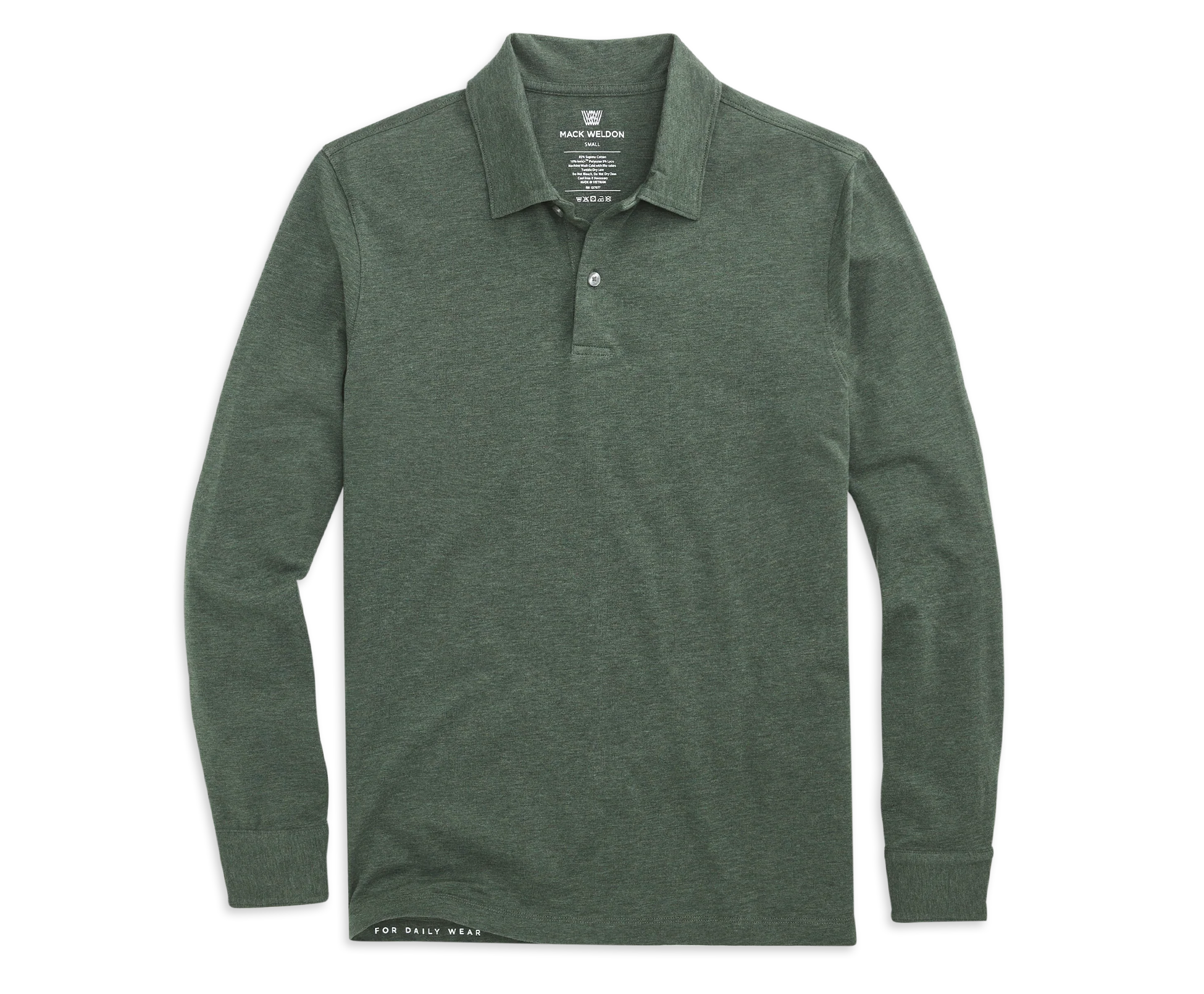 SILVER Long Sleeve Polo - Image 3
