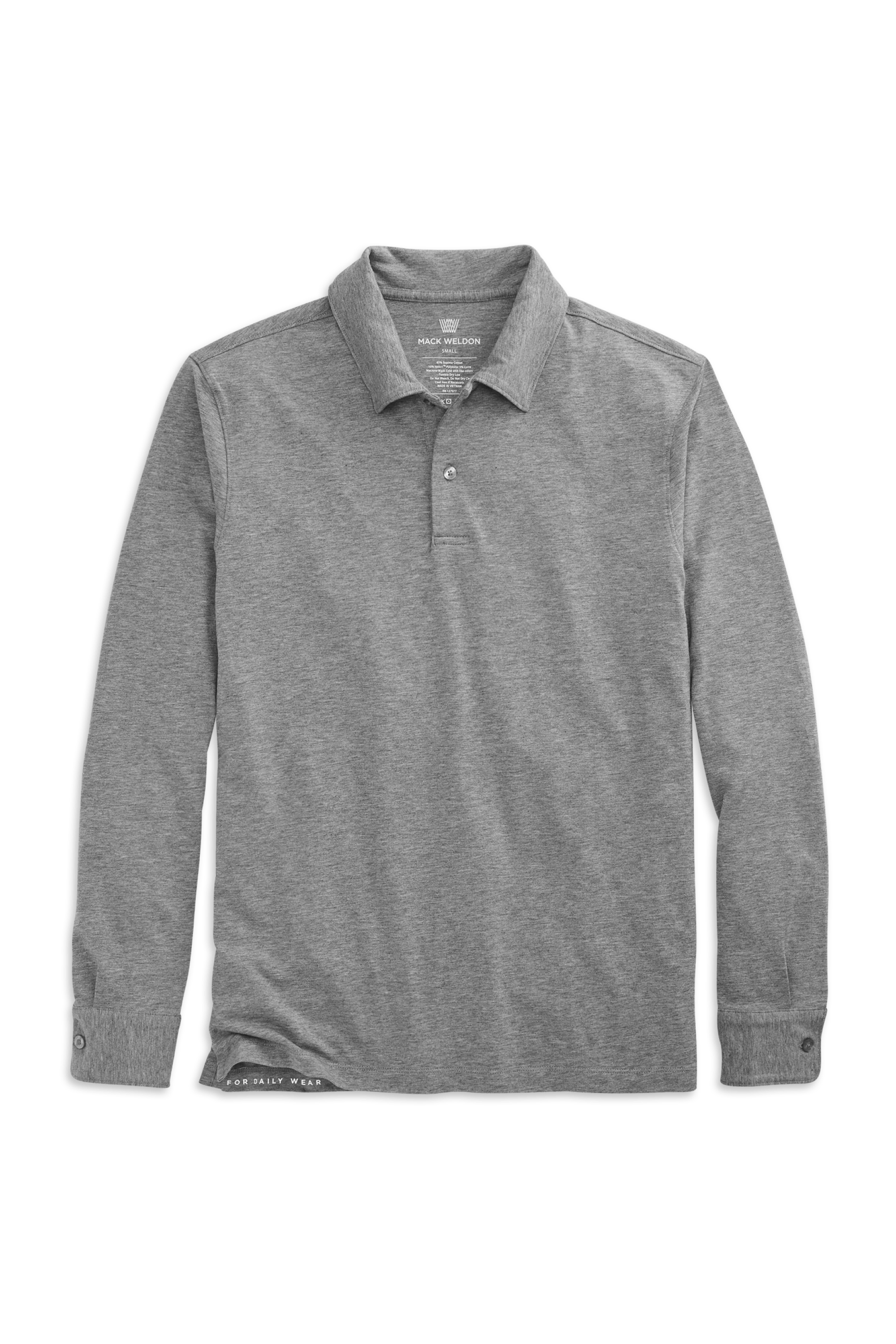 SILVER Long Sleeve Polo - Image 4