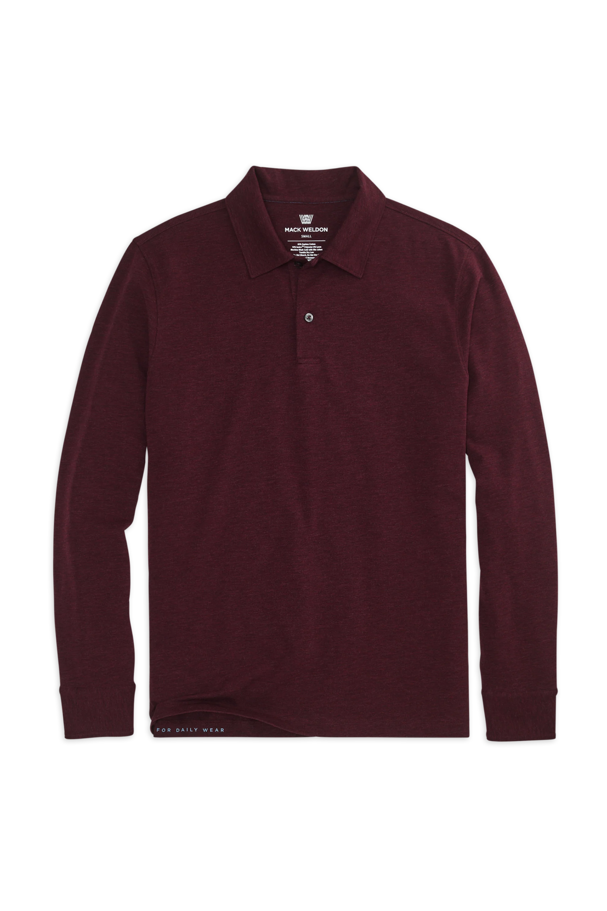 SILVER Long Sleeve Polo - Image 3