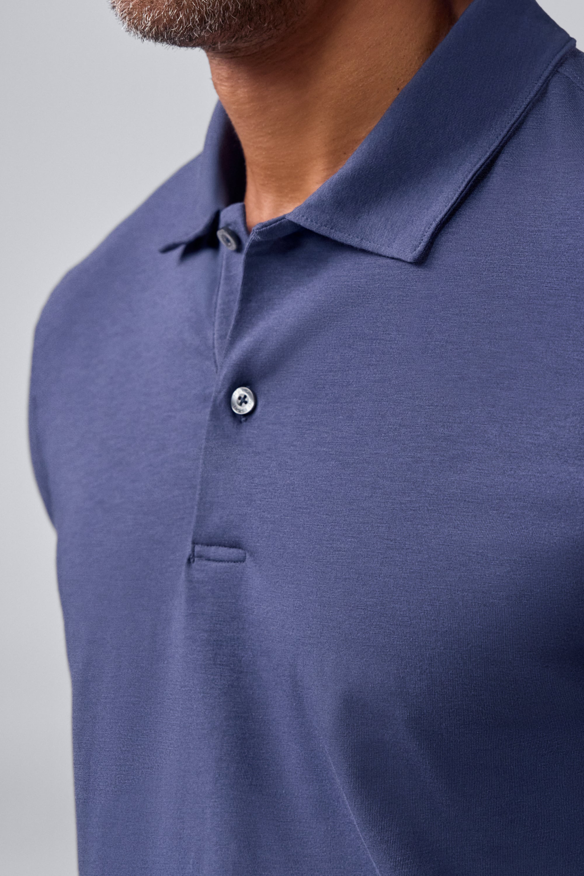 SILVER Long Sleeve Polo - Image 10