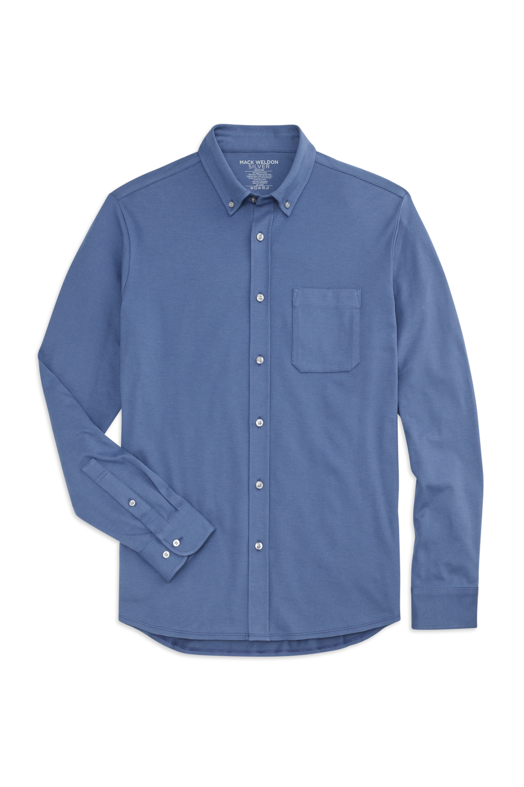 SILVER Pique Button Up - Image 3