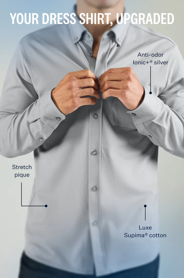 SILVER Pique Button Up - Image 4