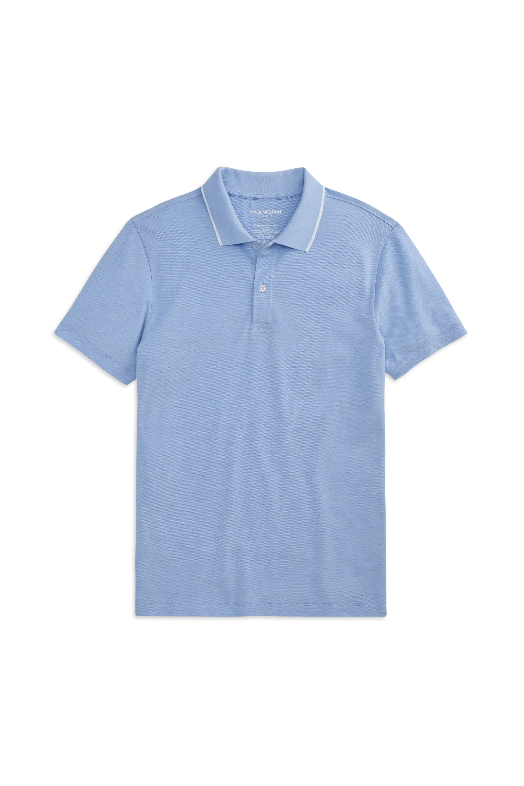 SILVER Pique Polo - Image 3