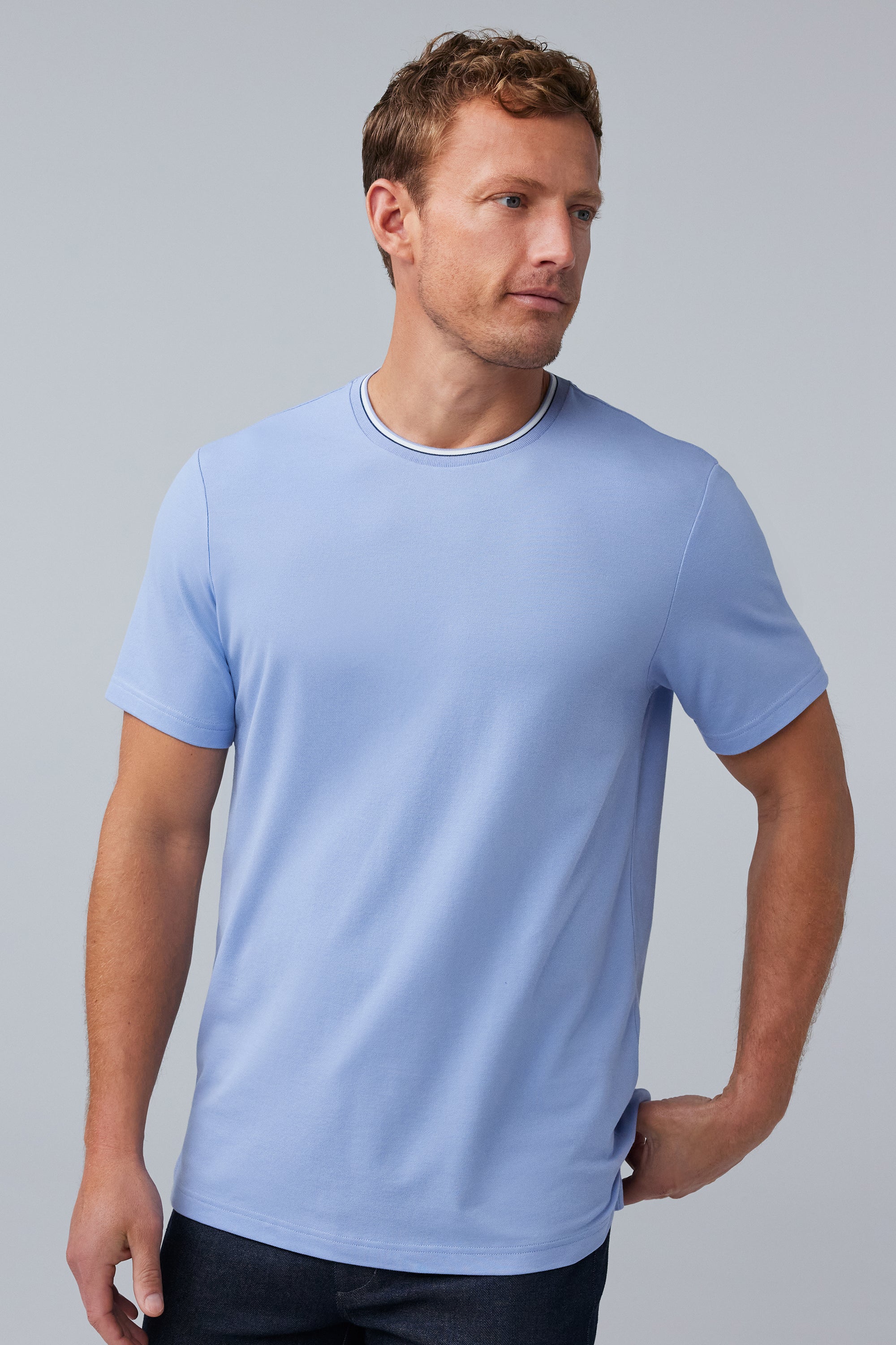 SILVER Pique T-Shirt - Image 5