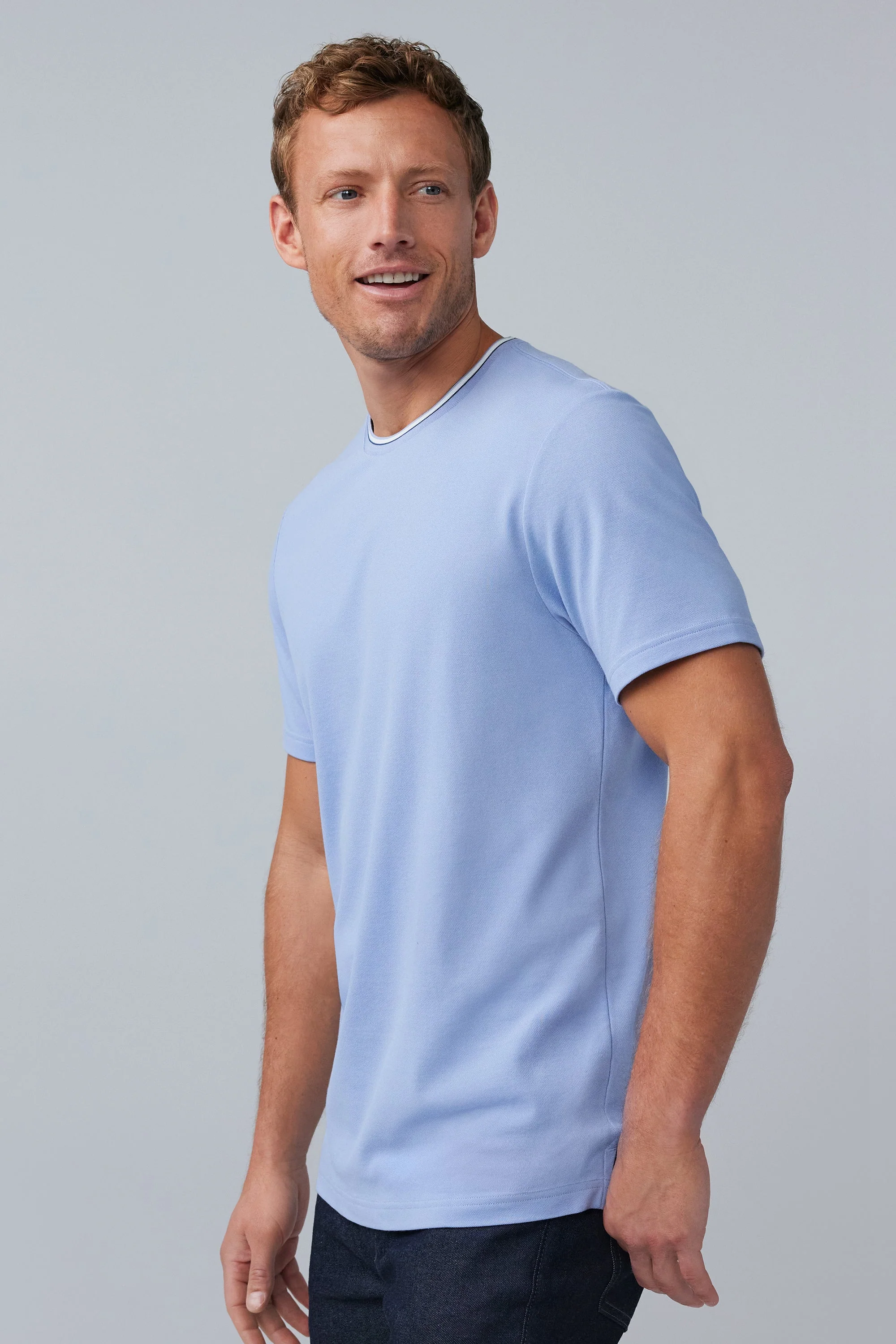SILVER Pique T-Shirt - Image 7