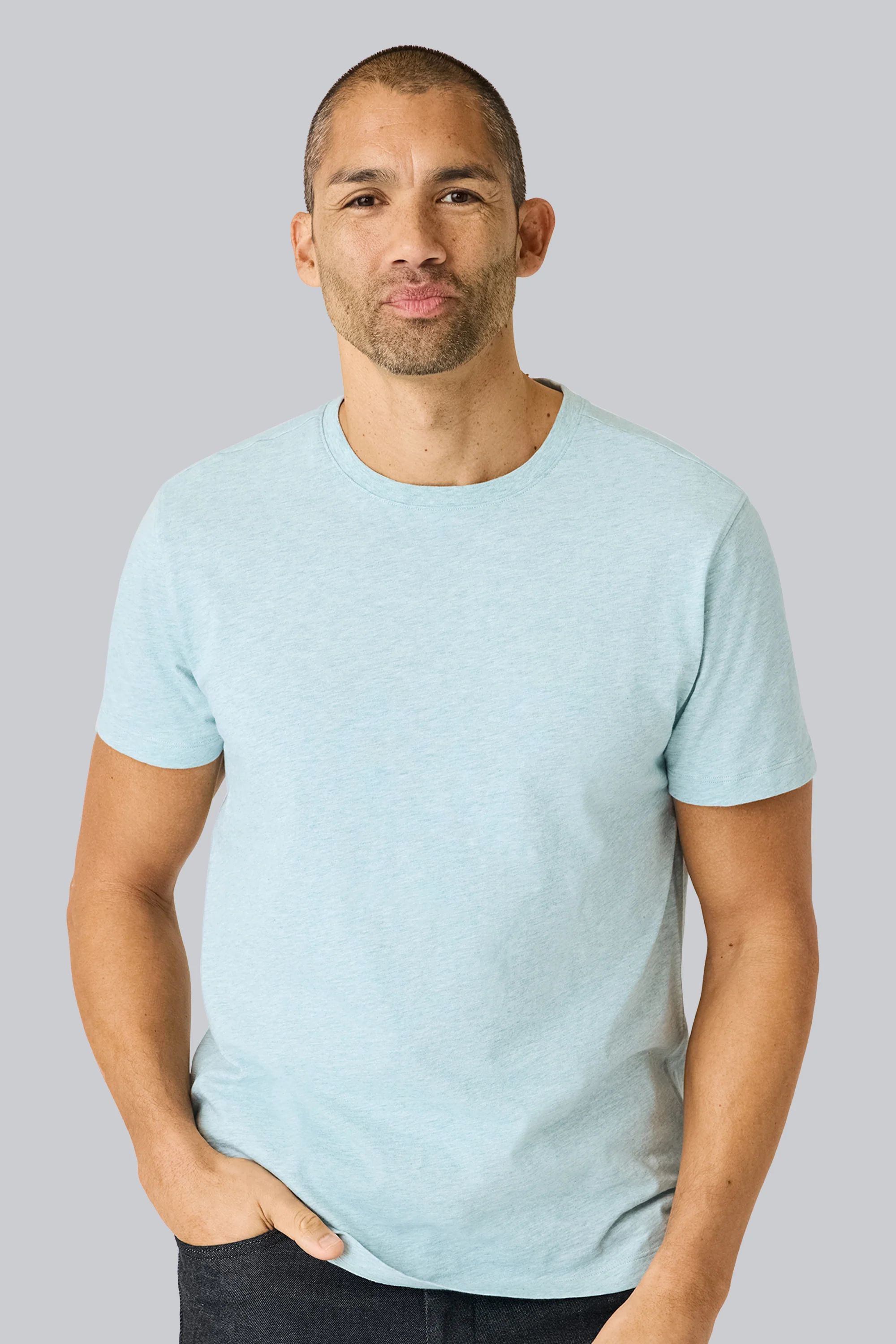 Slub Crew Neck T-Shirt - Image 6
