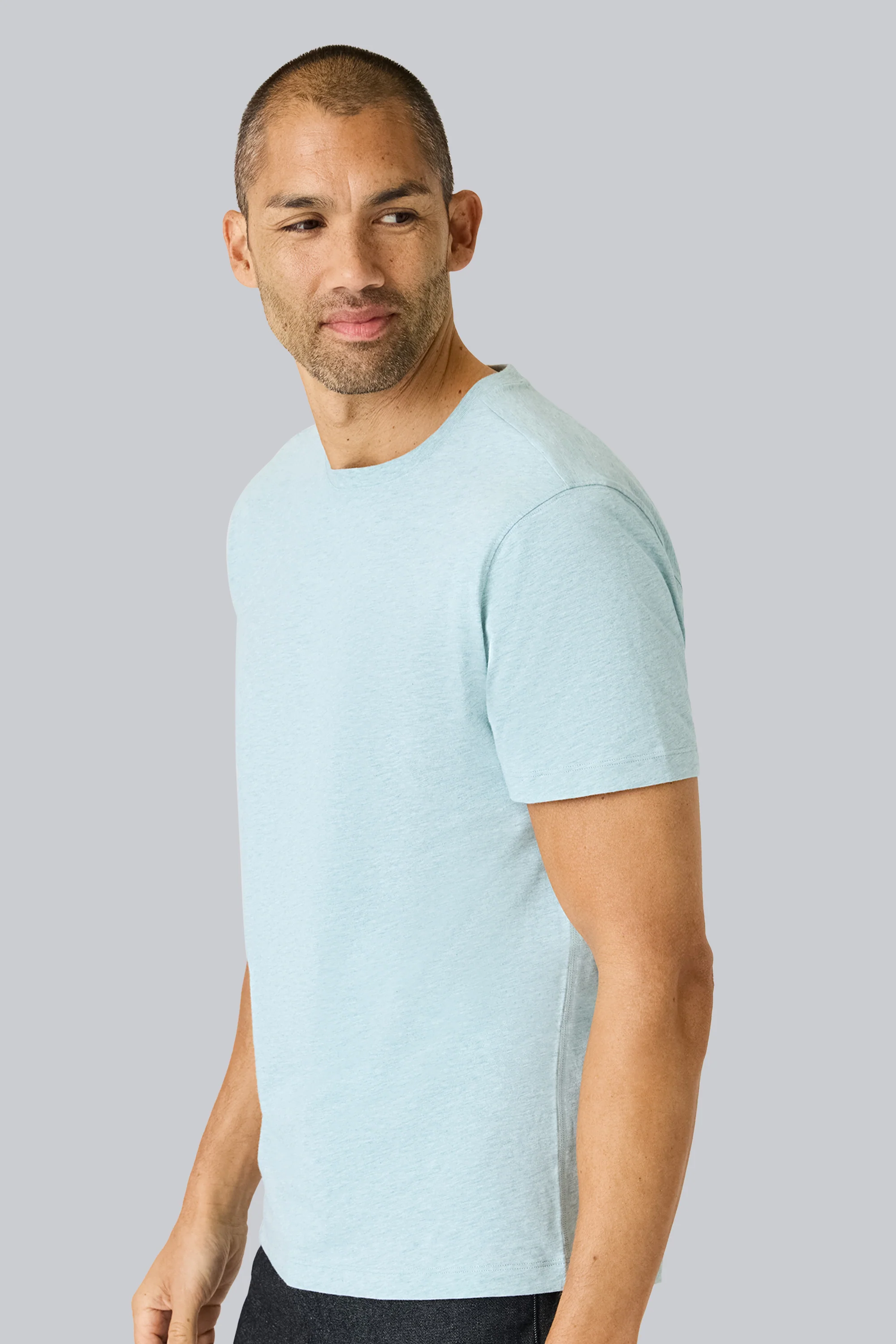 Slub Crew Neck T-Shirt - Image 7