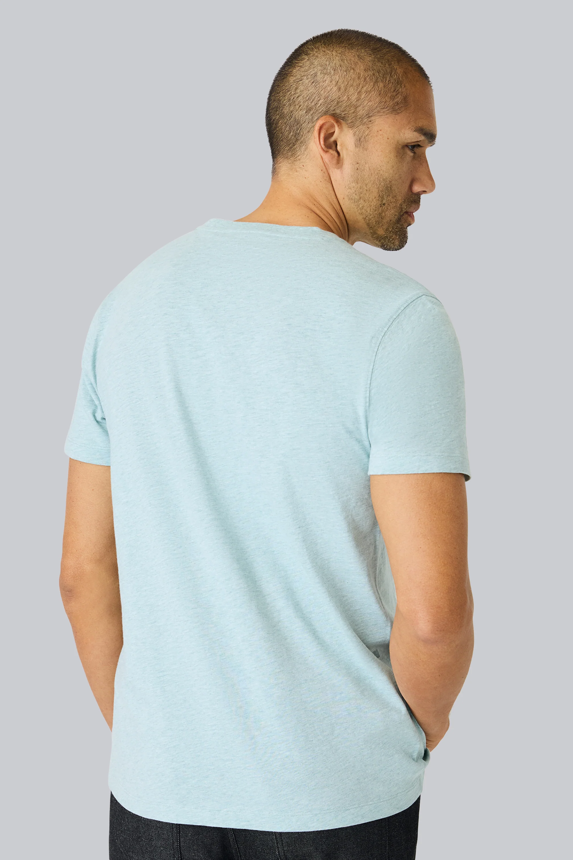Slub Crew Neck T-Shirt - Image 8