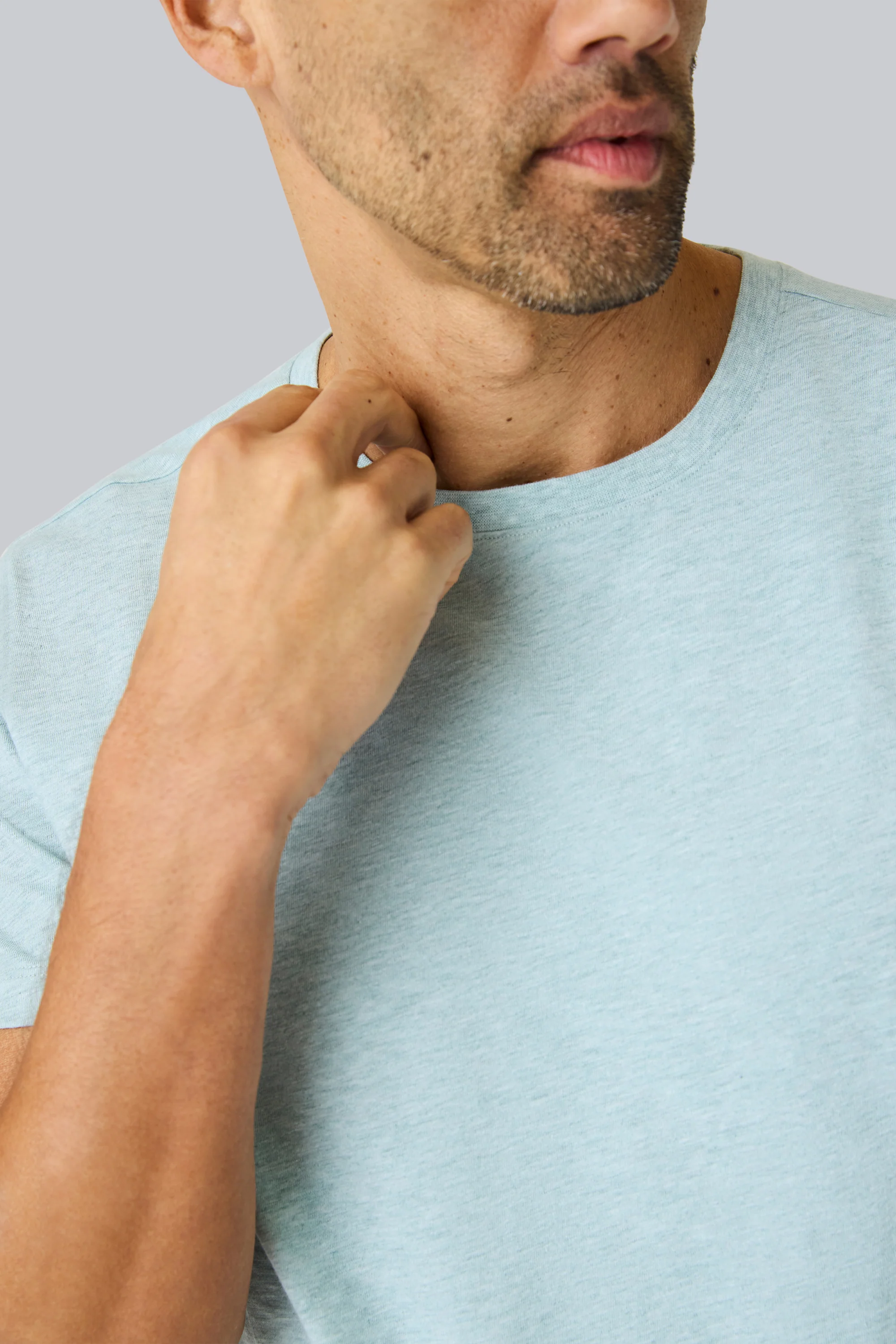 Slub Crew Neck T-Shirt - Image 9