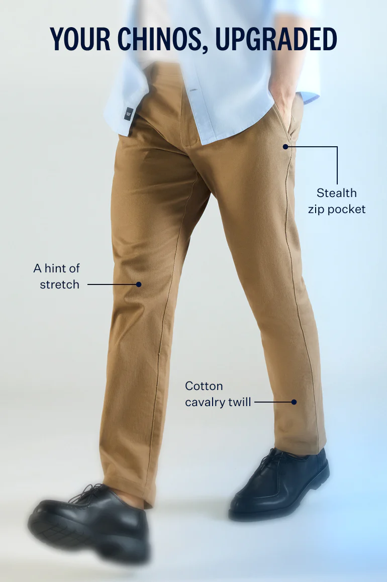 Stretch Twill Chino - Classic Fit - Image 6