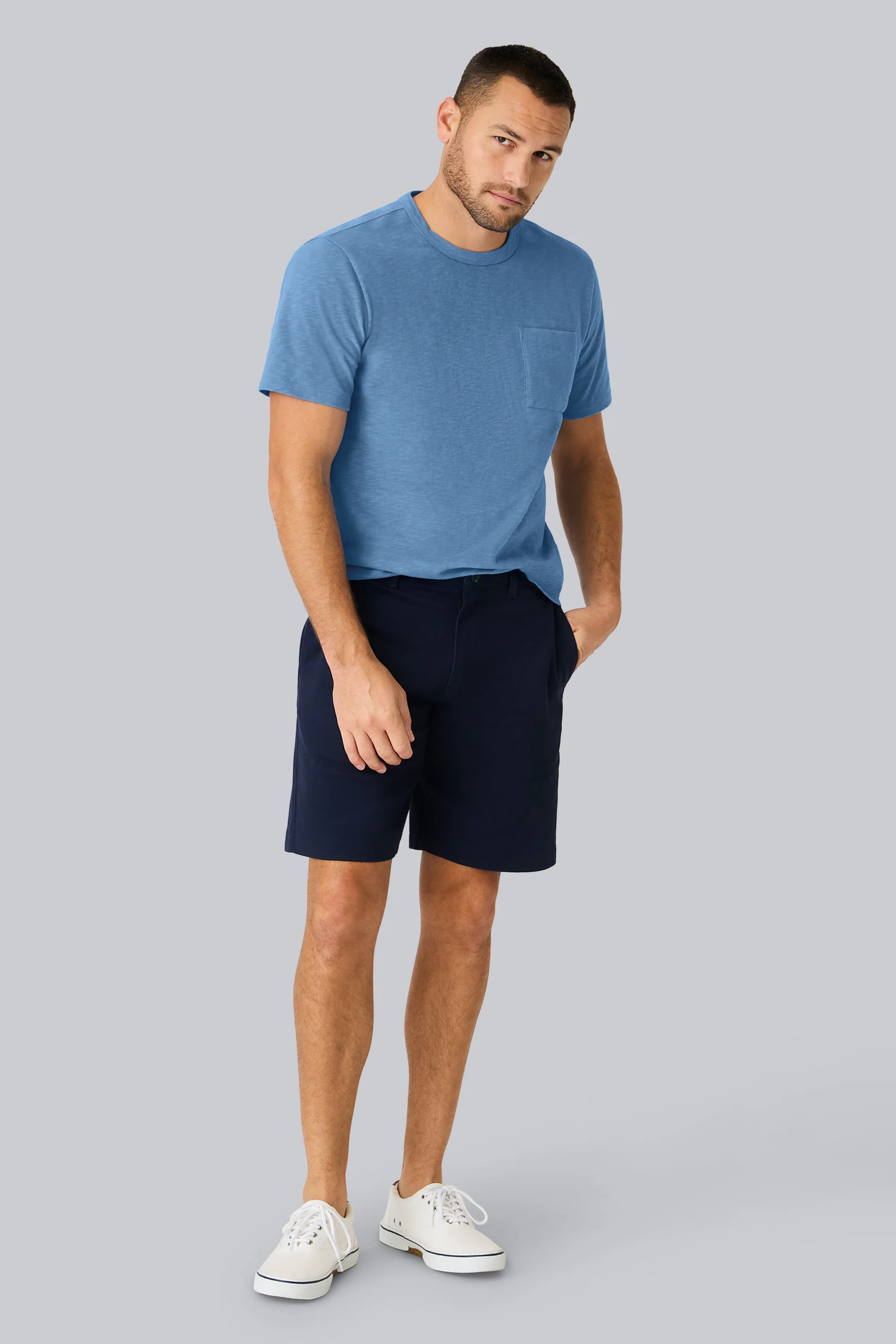 Stretch Twill Chino Short 9" - Image 4