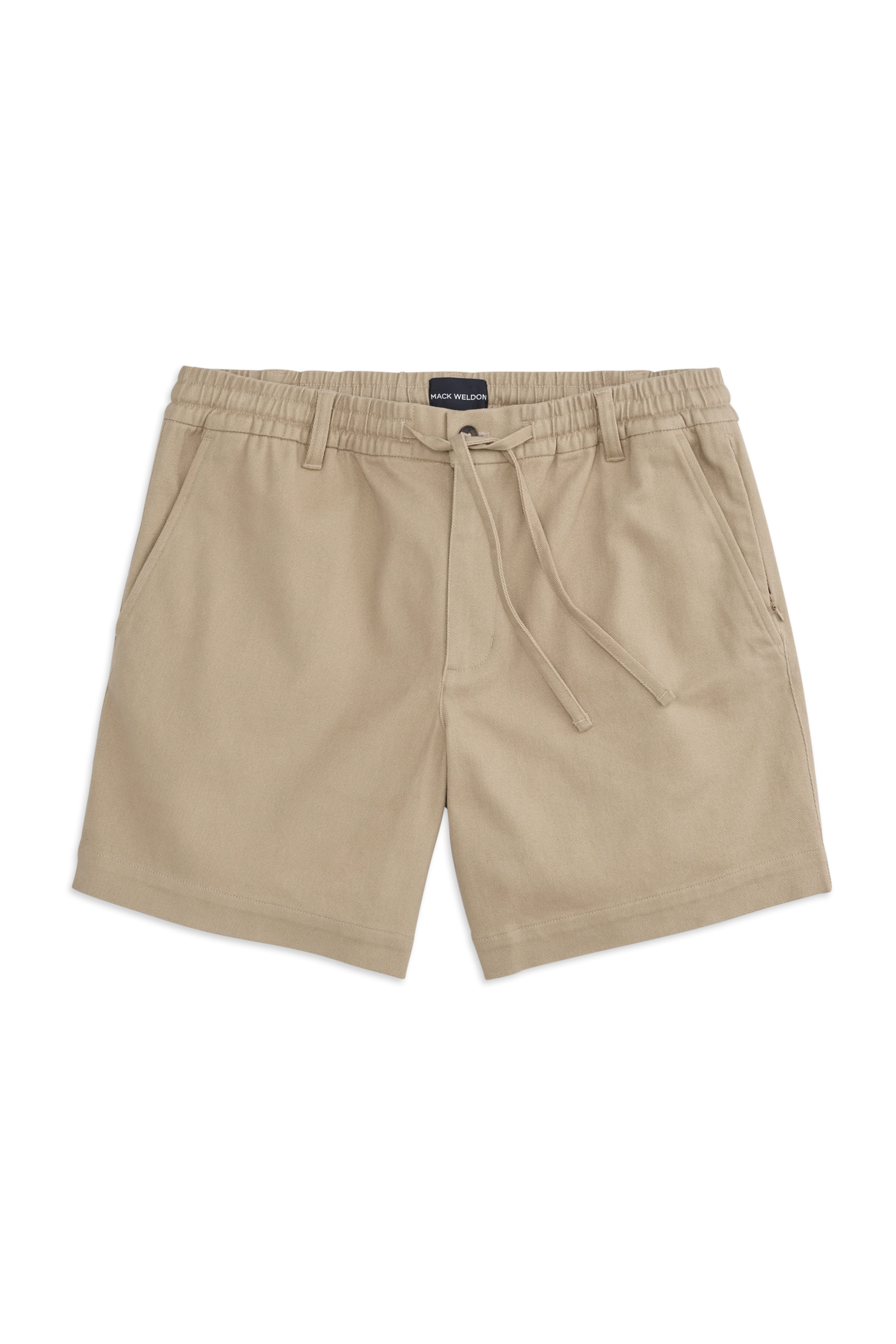 Stretch Twill Drawstring Chino Short