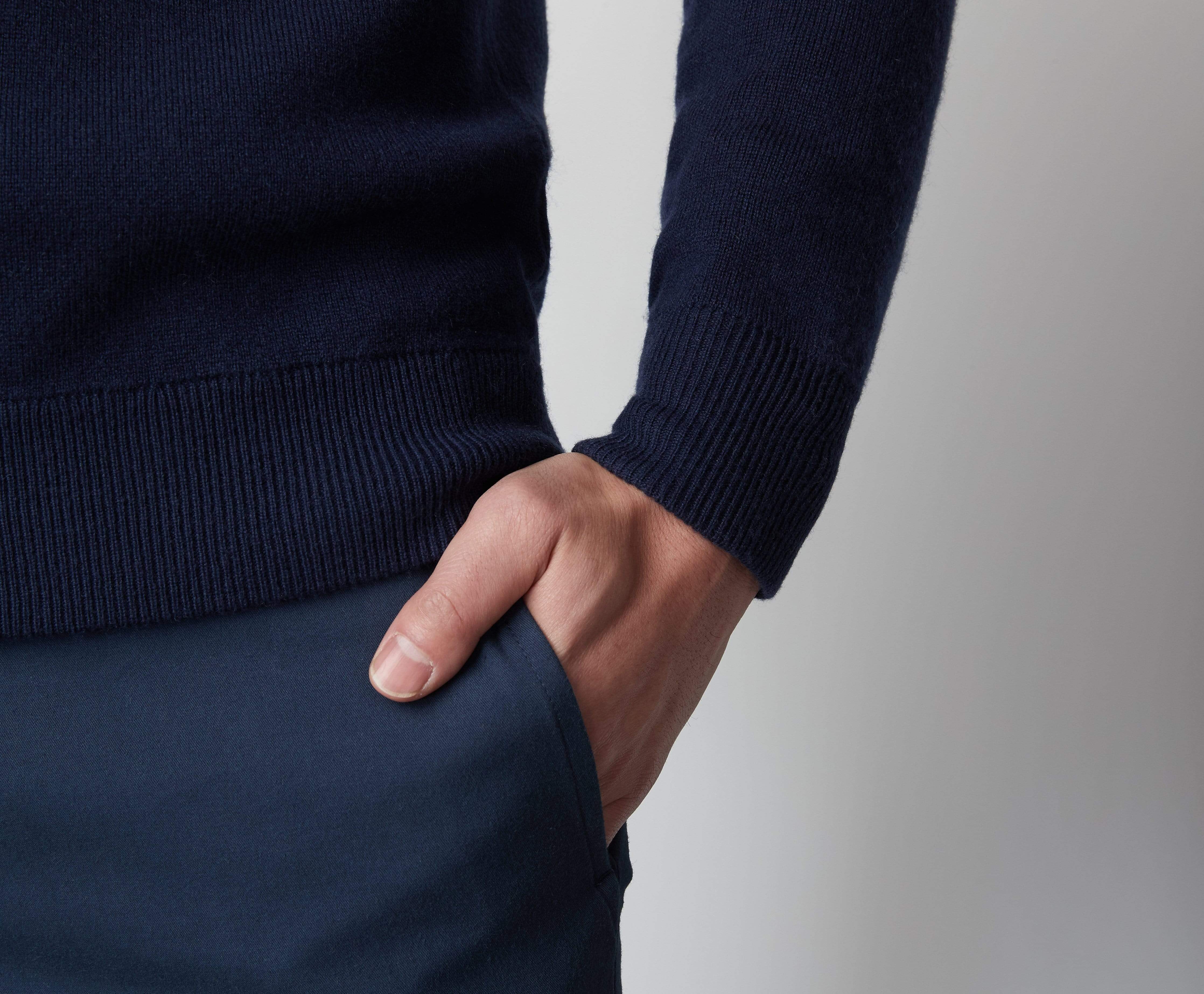Tech Cashmere V-Neck Sweater - Image 7