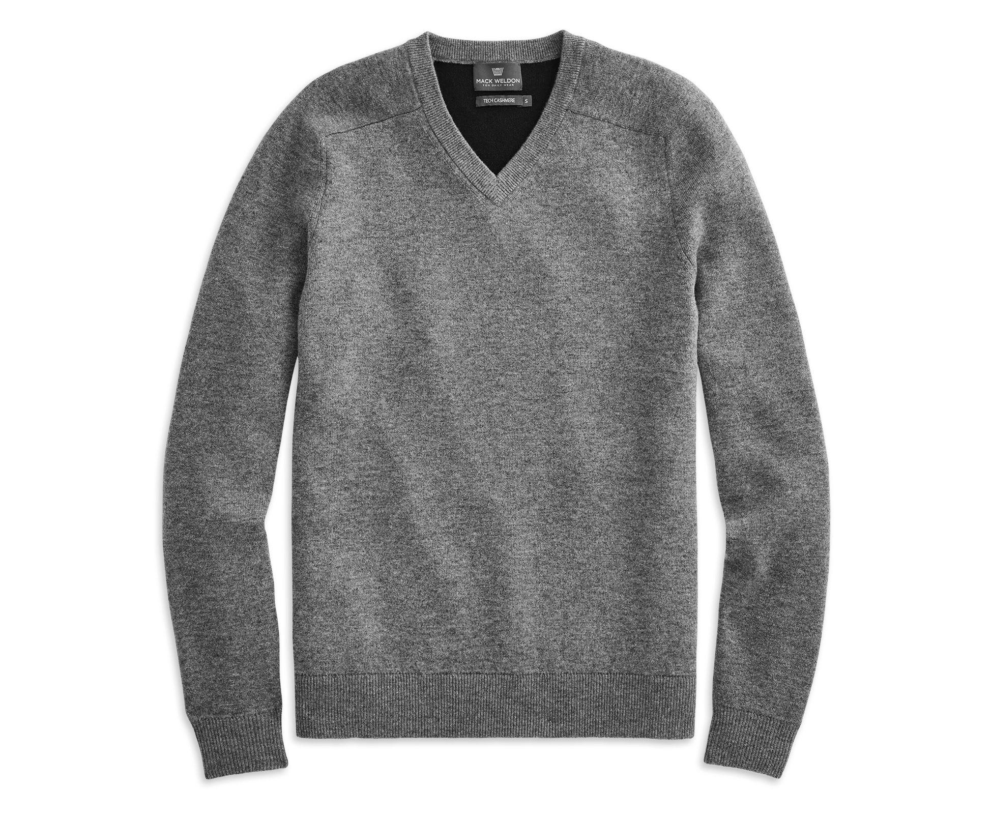 Tech Cashmere V-Neck Sweater - Image 4