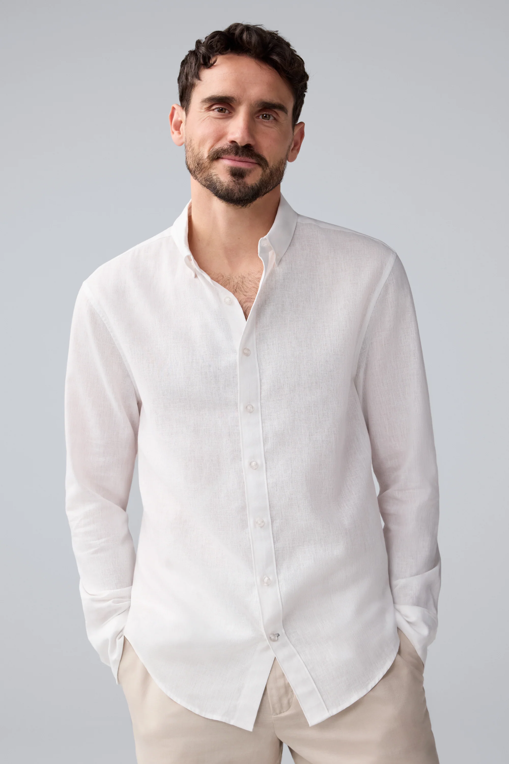 Tech Linen Button Up - Image 4
