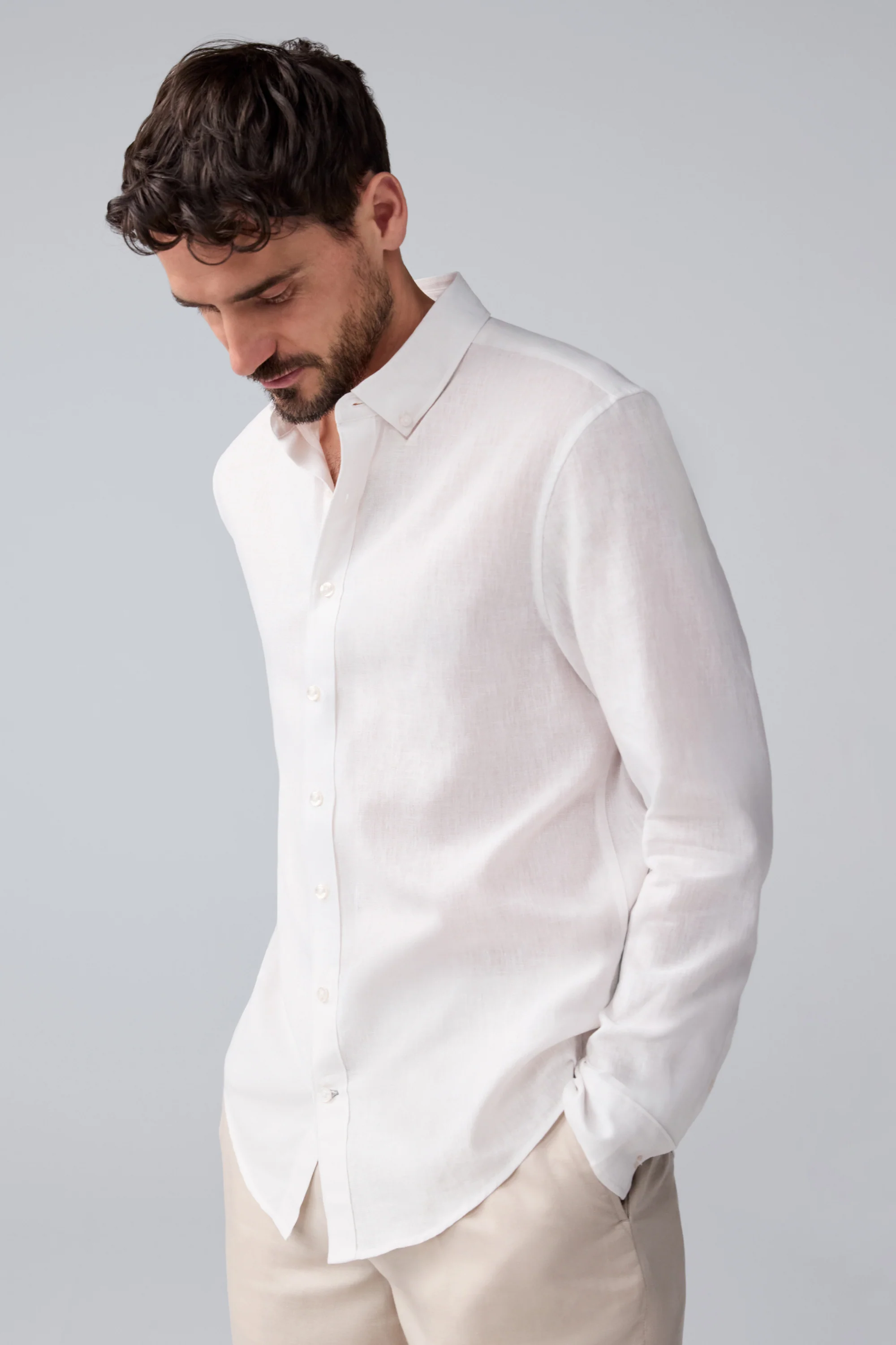 Tech Linen Button Up - Image 5