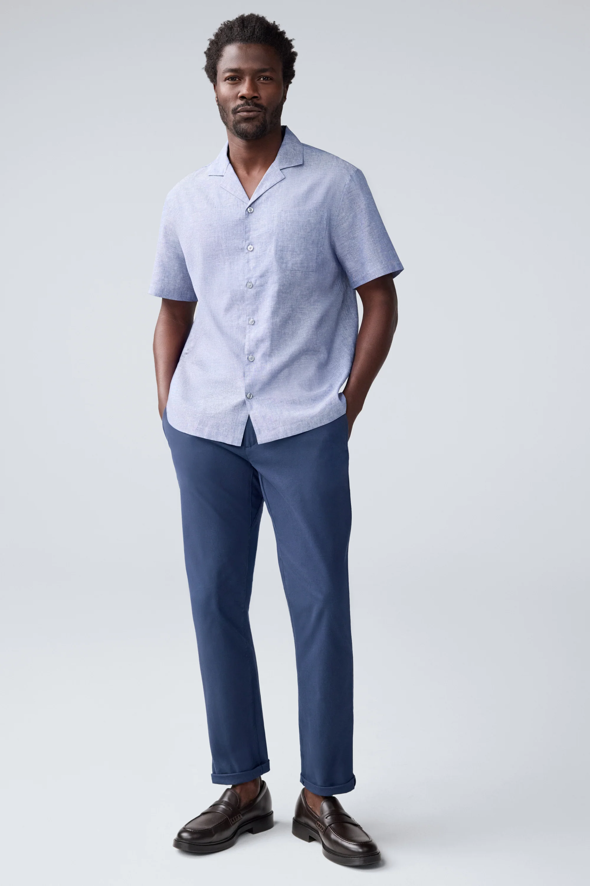 Tech Linen Camp Shirt - Image 6