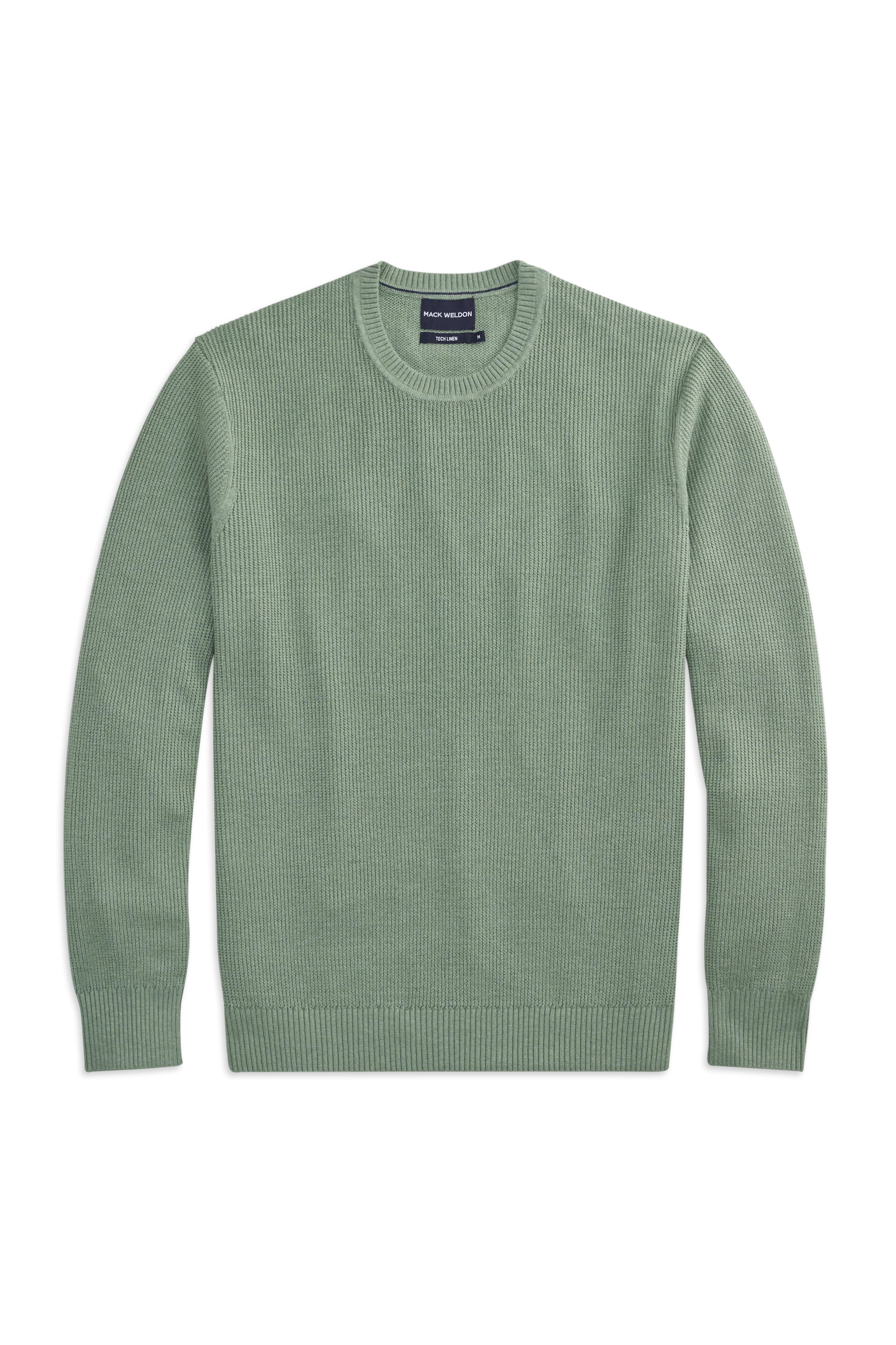 Tech Linen Long Sleeve Crew - Image 3