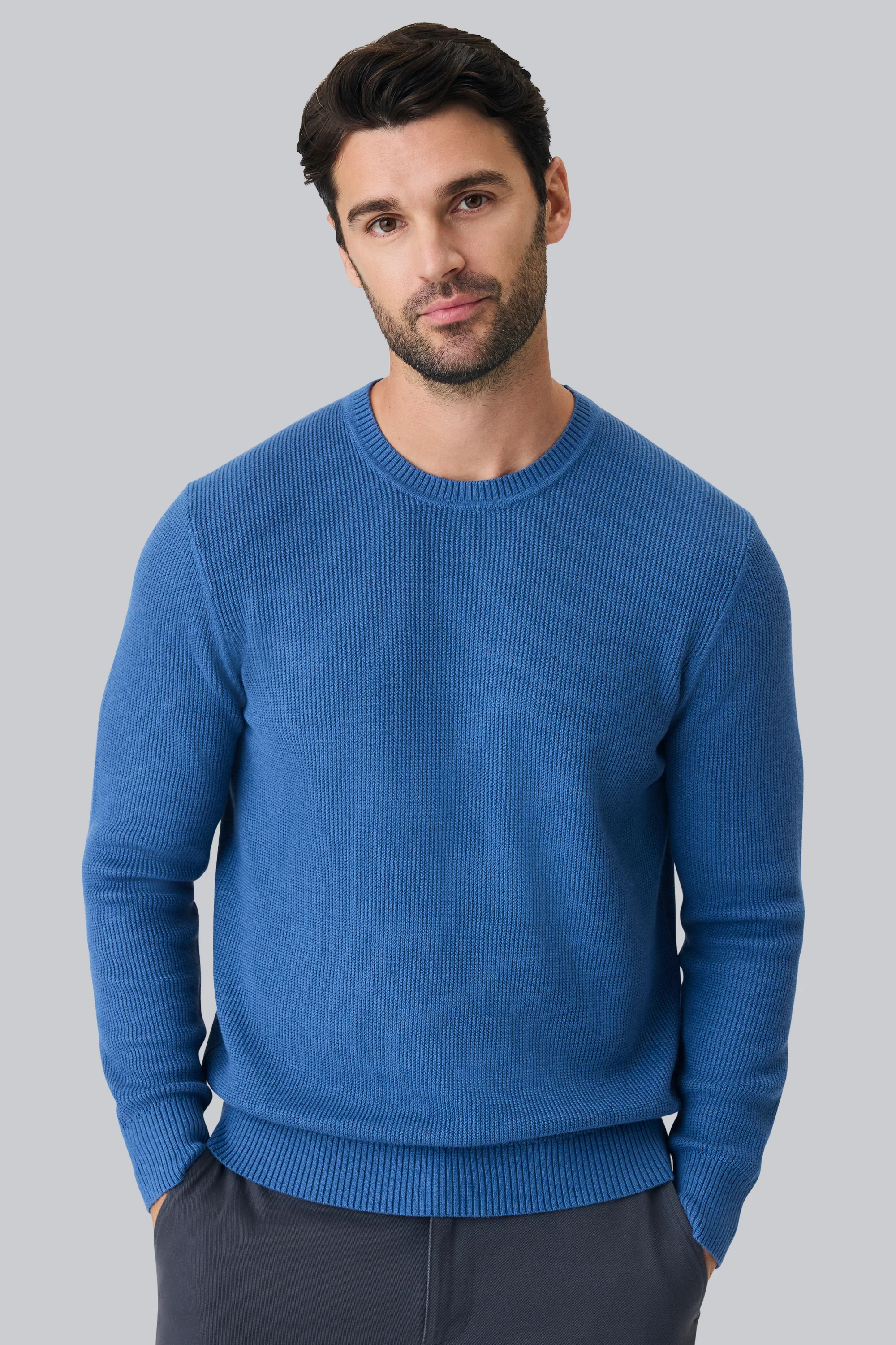 Tech Linen Long Sleeve Crew - Image 4