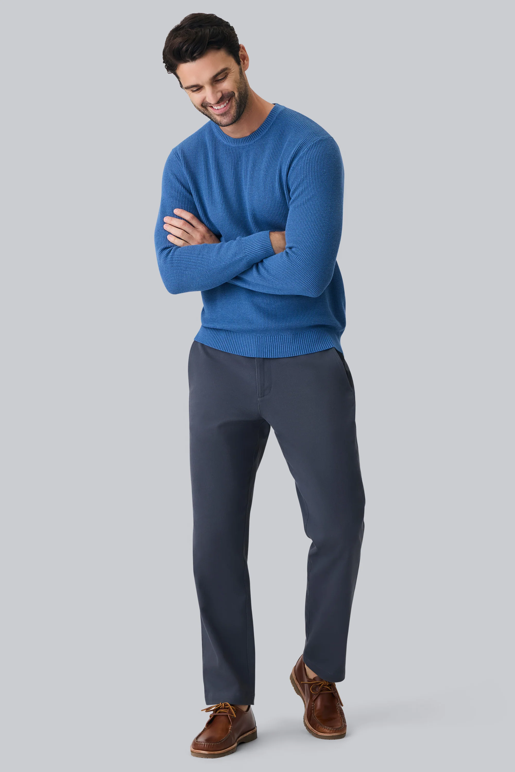 Tech Linen Long Sleeve Crew - Image 9