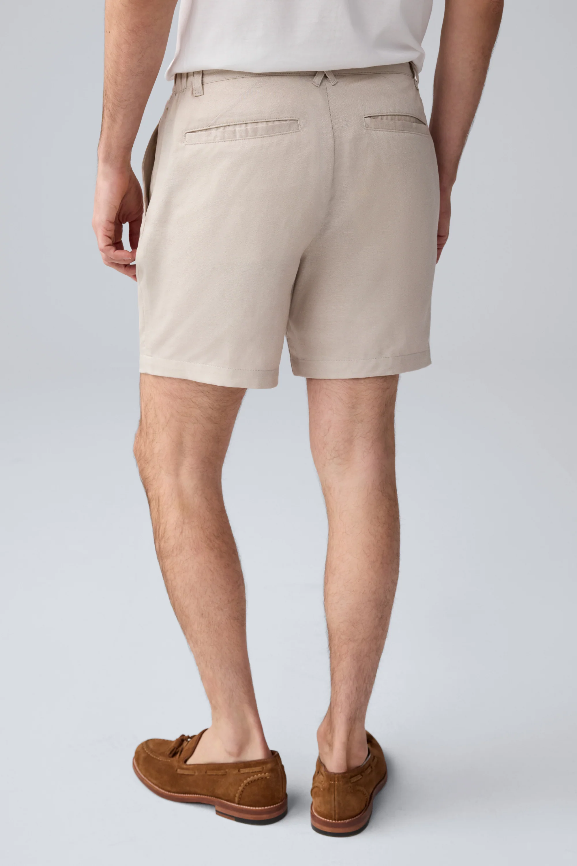 Tech Linen Pleated Short - Image 5