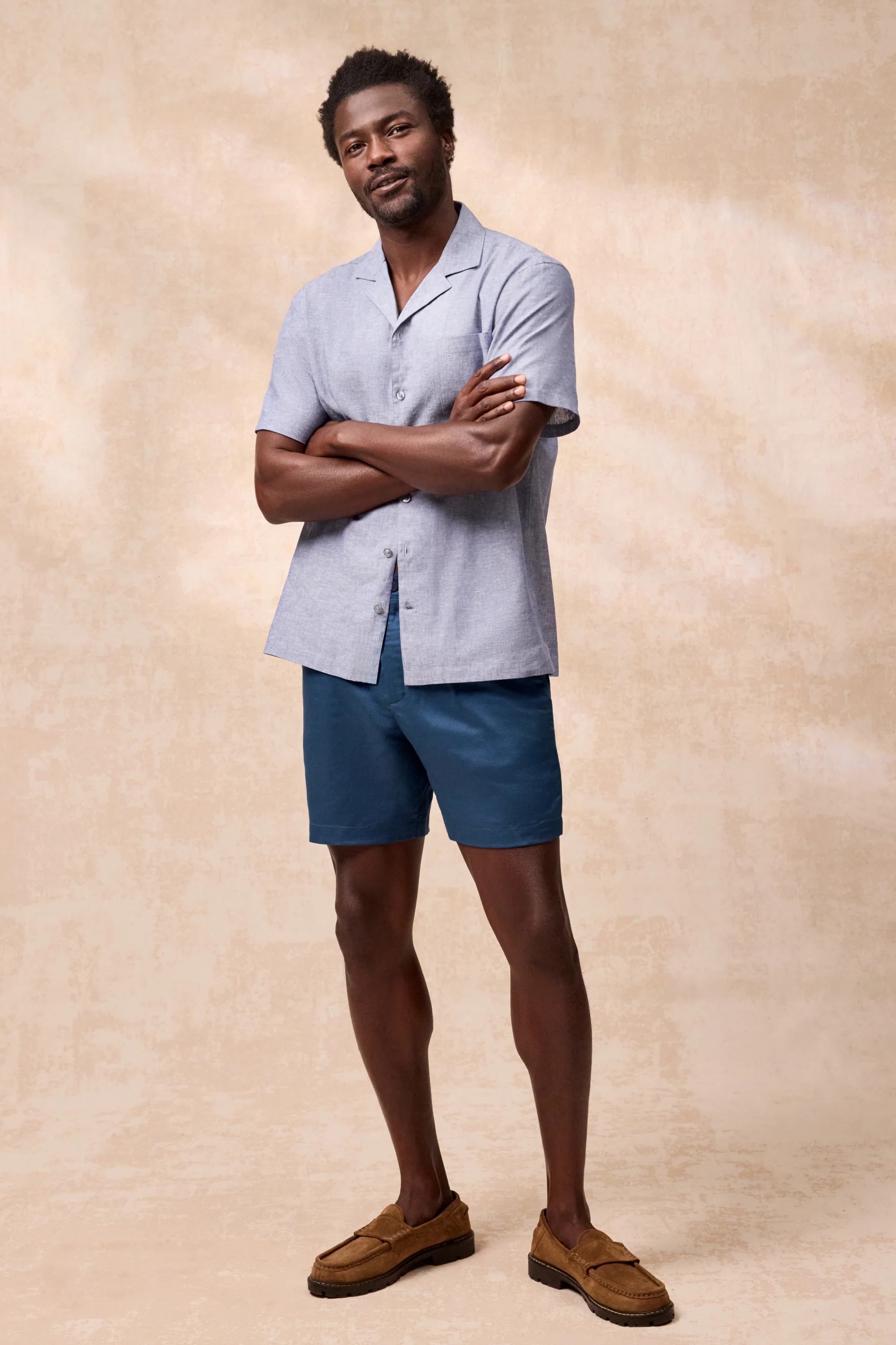 Tech Linen Pleated Short - Image 7