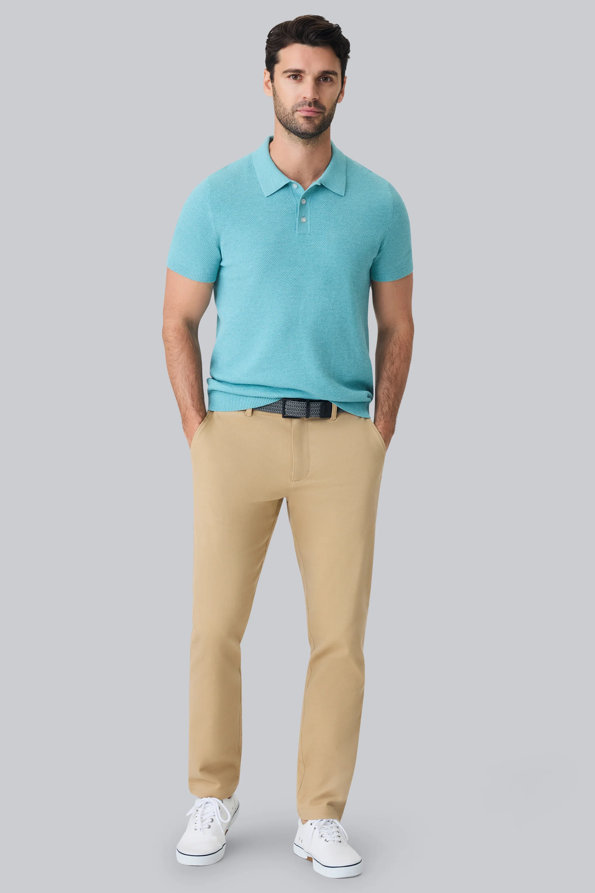 Tech Linen Sweater Polo - Image 12